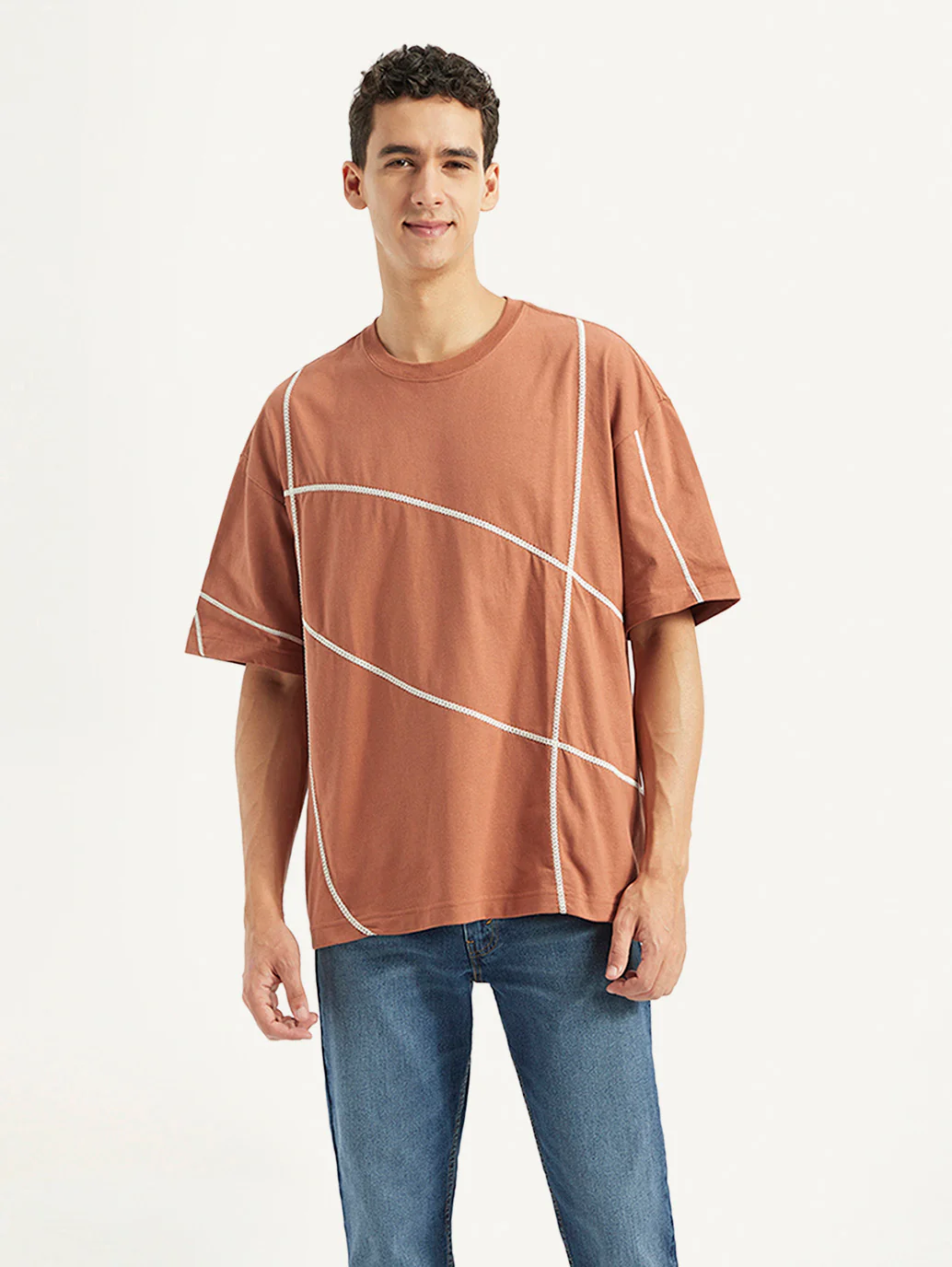 Men's Printed Loose Fit T-shirt - Image 5