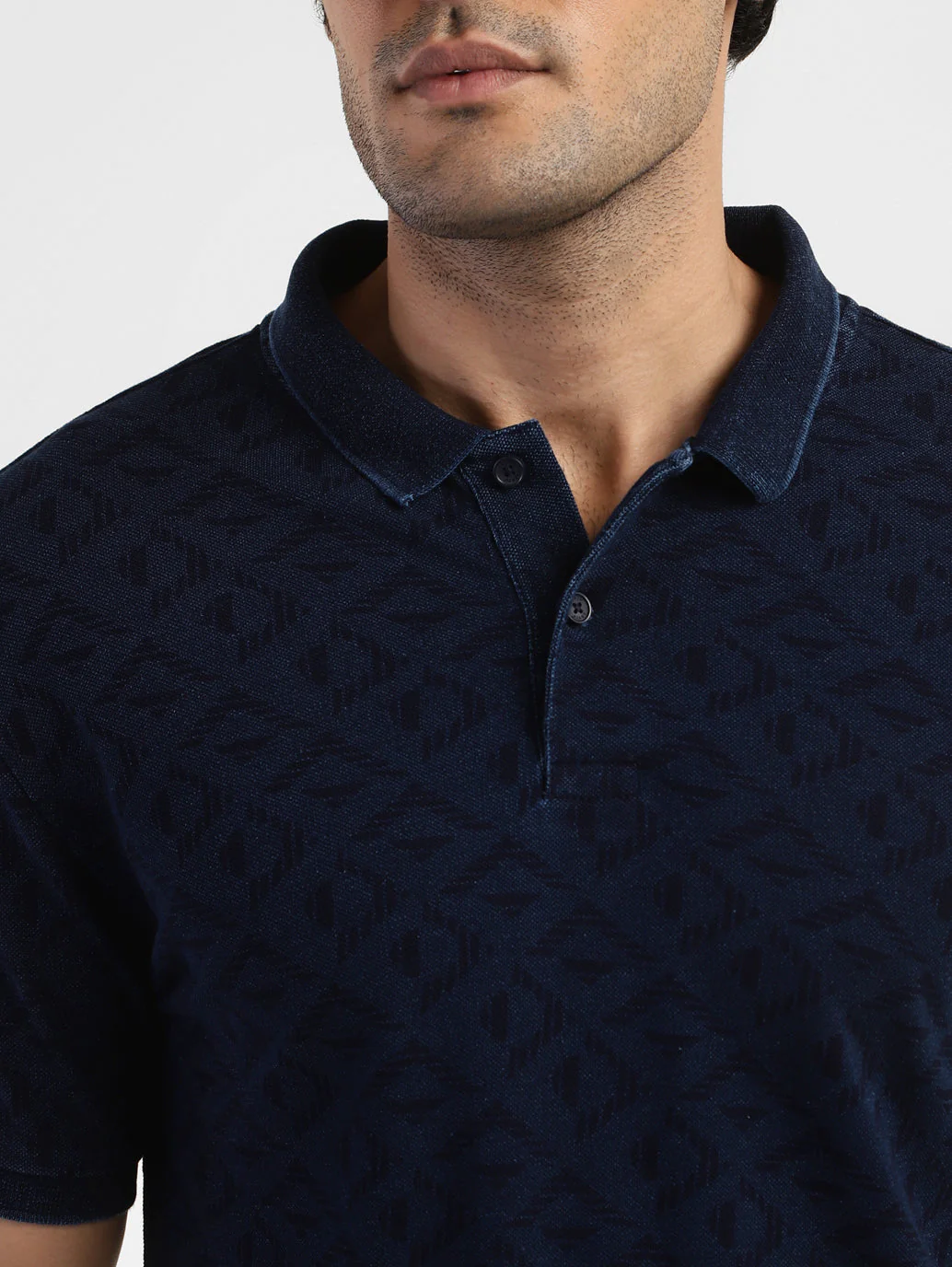 Men's Geometric Polo T-shirt - Image 6
