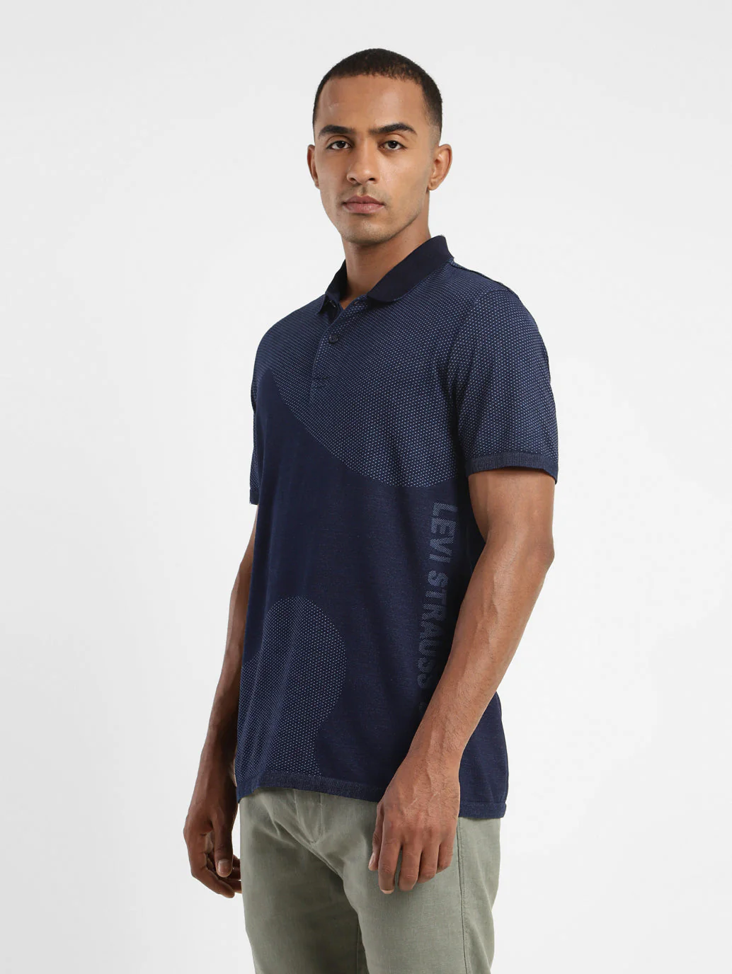 Men's Printed Polo Collar T-shirt - Image 4