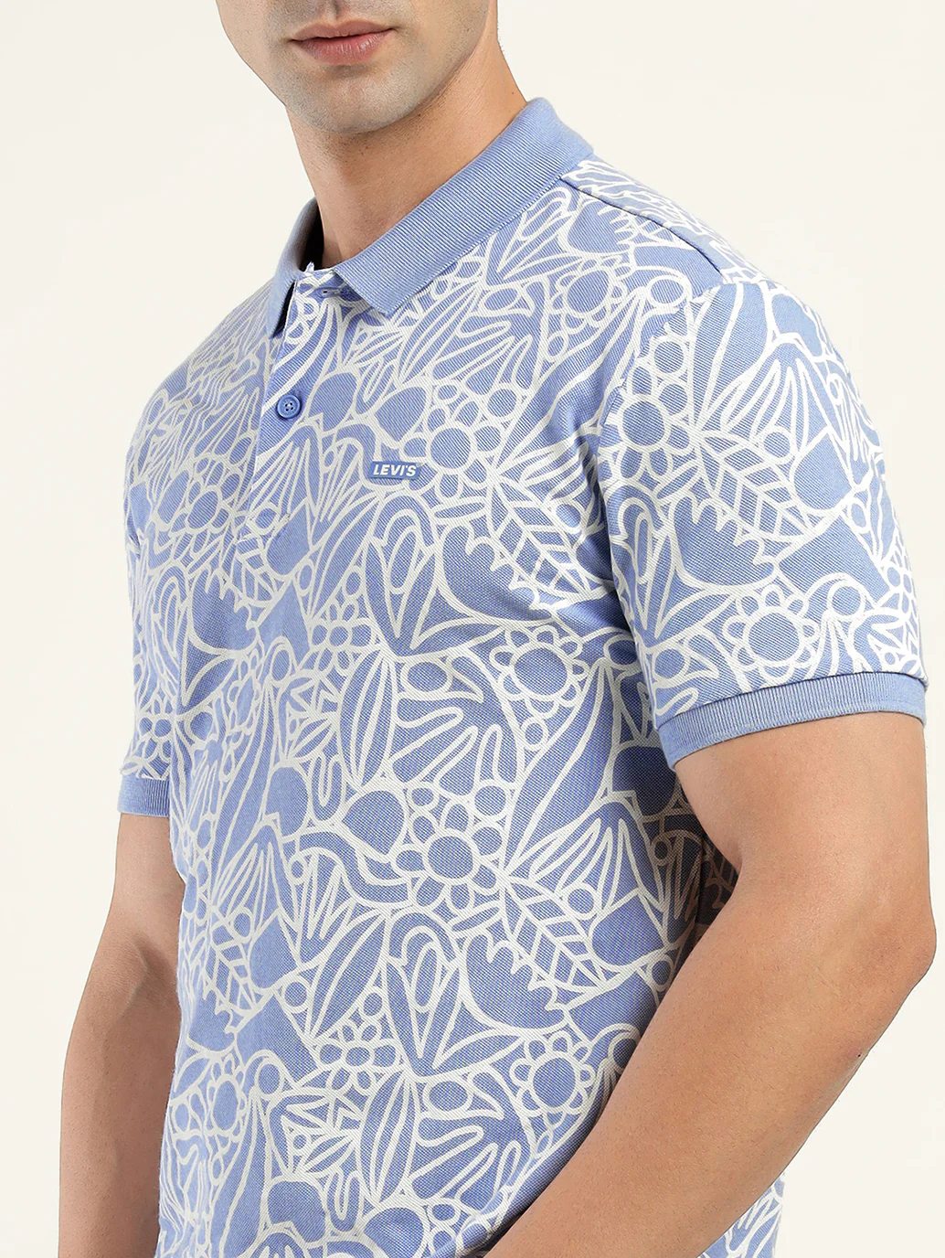 Men's Printed Polo T-shirt - Image 4