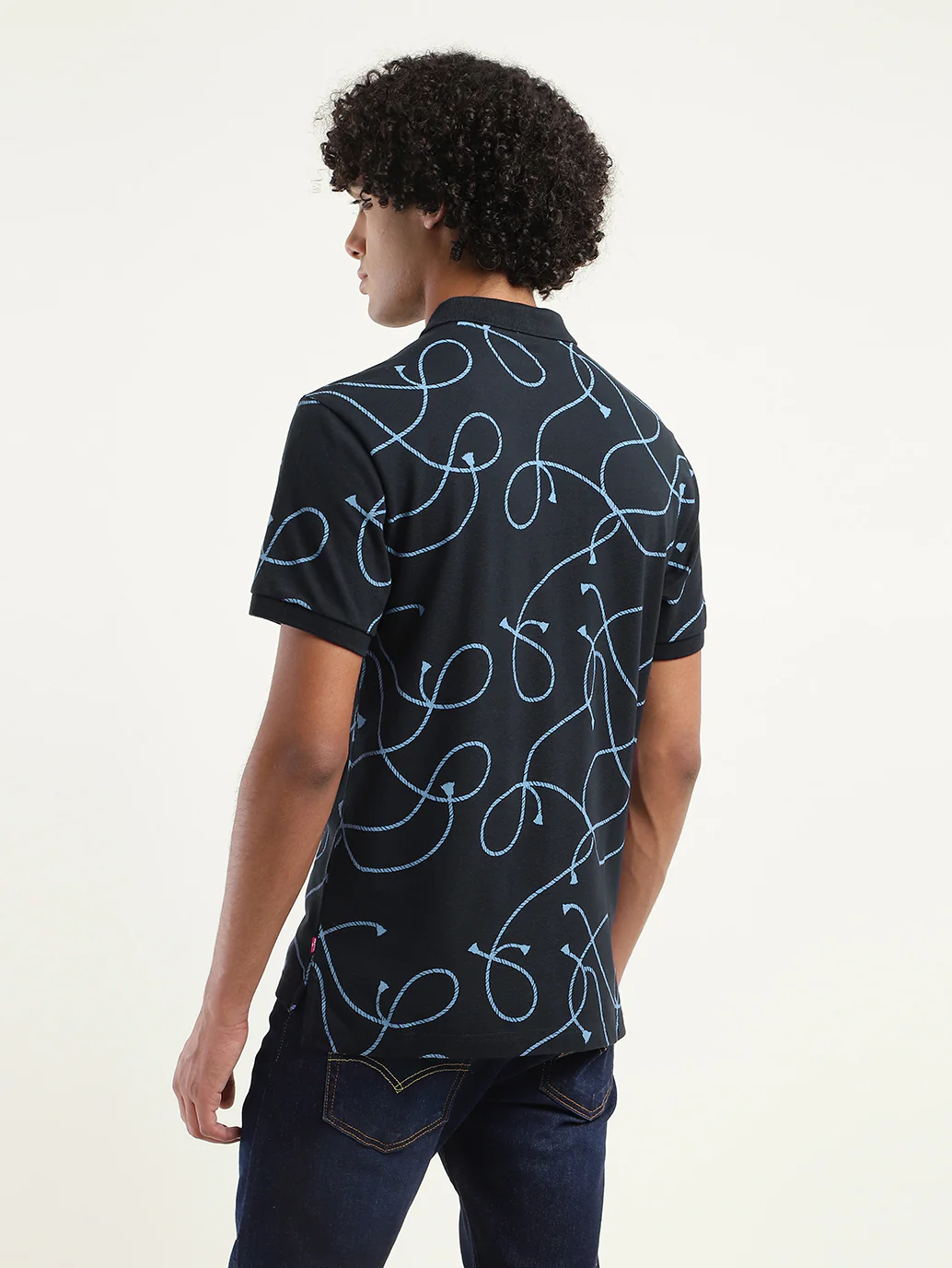 Men's Printed Polo T-Shirt - Image 5
