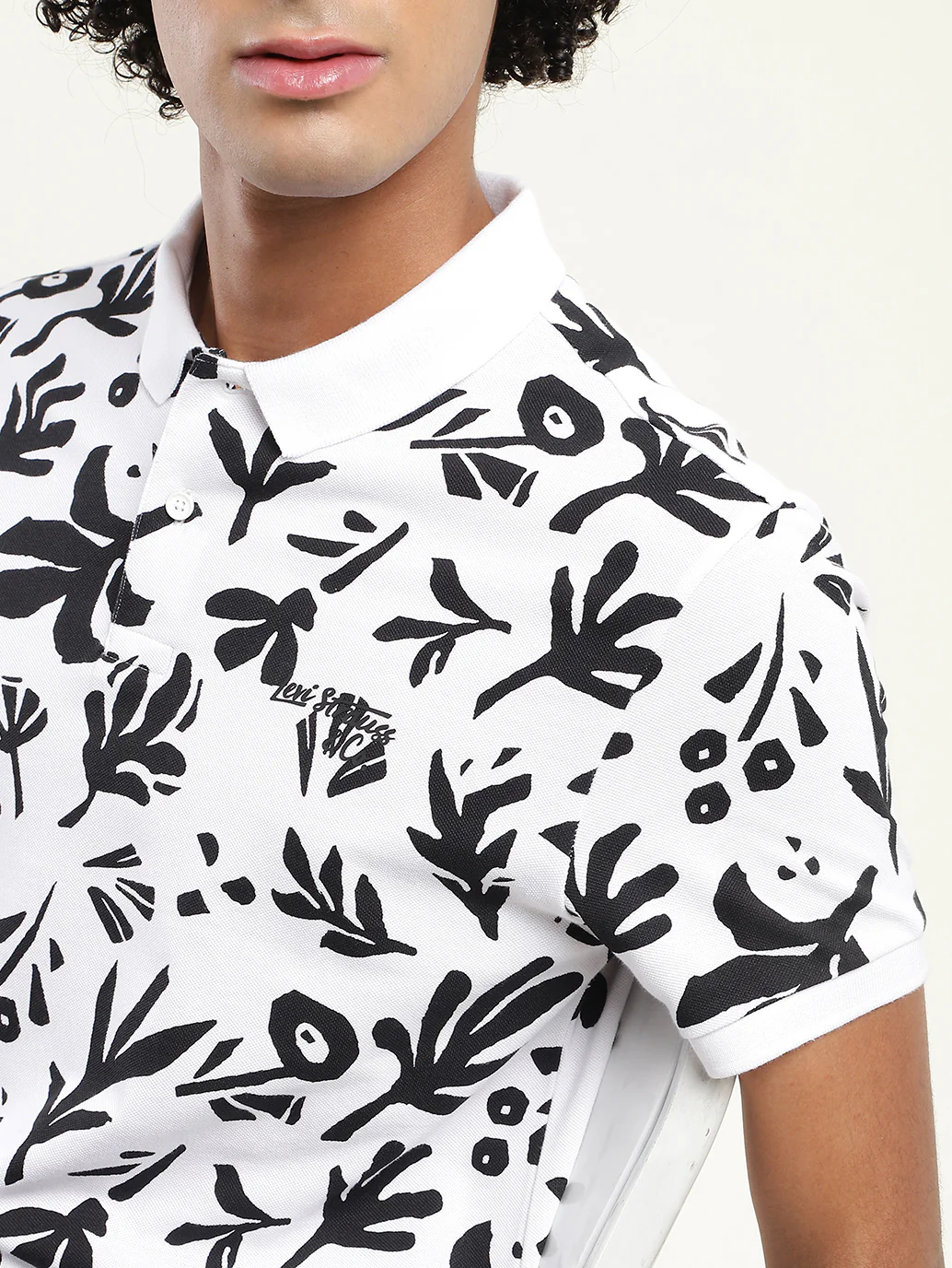 Men's Printed Polo T-Shirt - Image 3