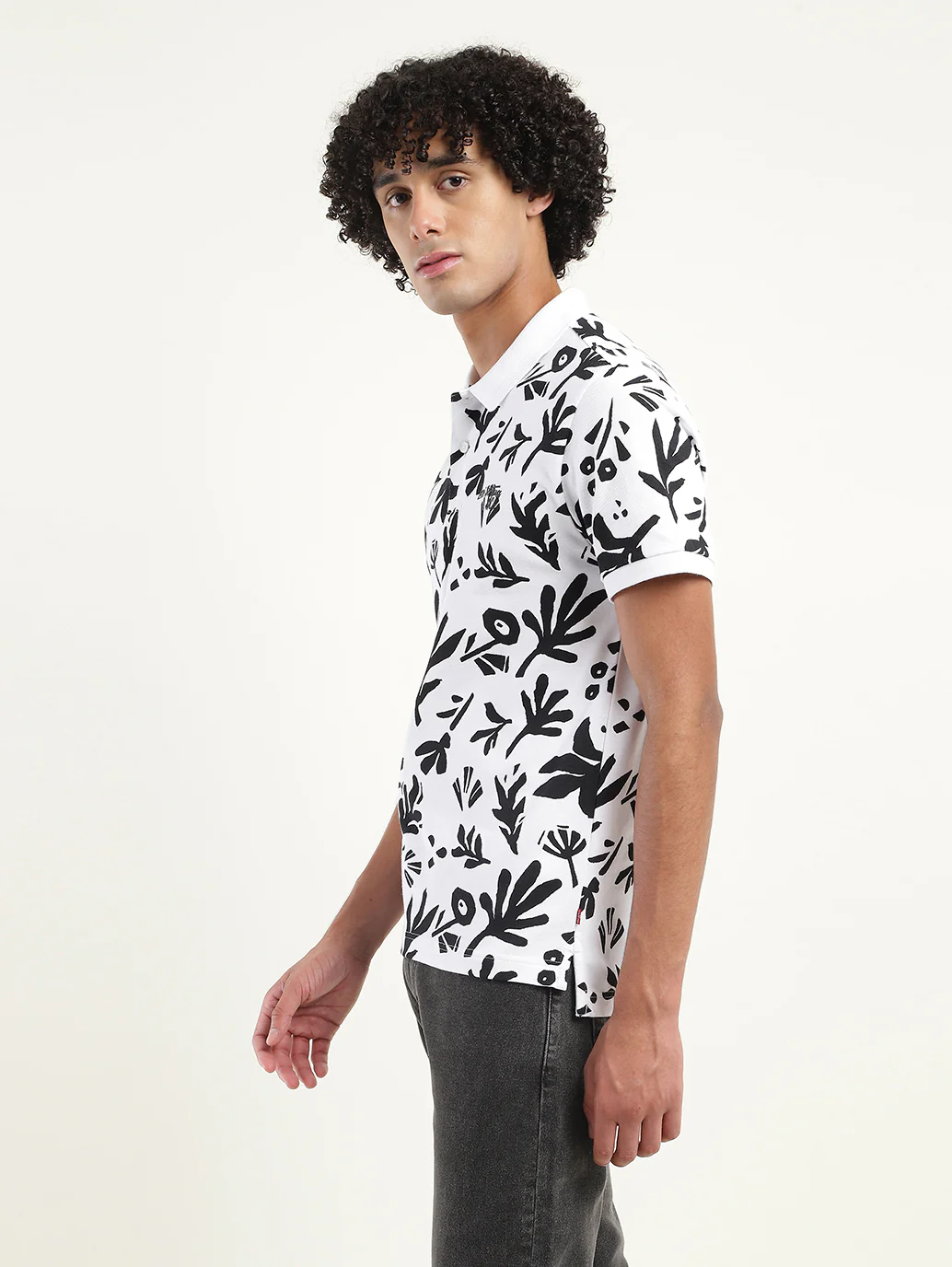 Men's Printed Polo T-Shirt - Image 4