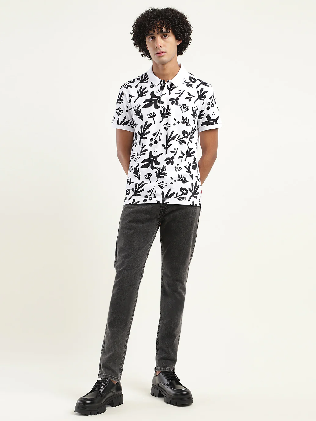 Men's Printed Polo T-Shirt - Image 5