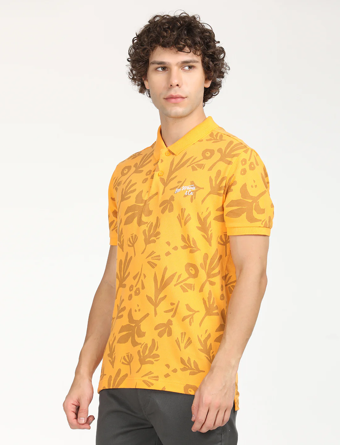 Men's Printed Polo T-Shirt - Image 2
