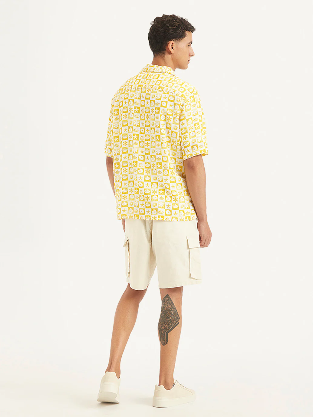 Men's Printed Regular Fit Camp Shirt - Image 3