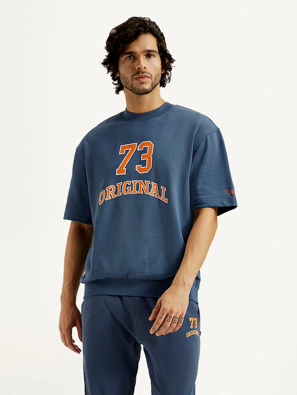 Men's Printed Round Neck Sweatshirt - Image 5
