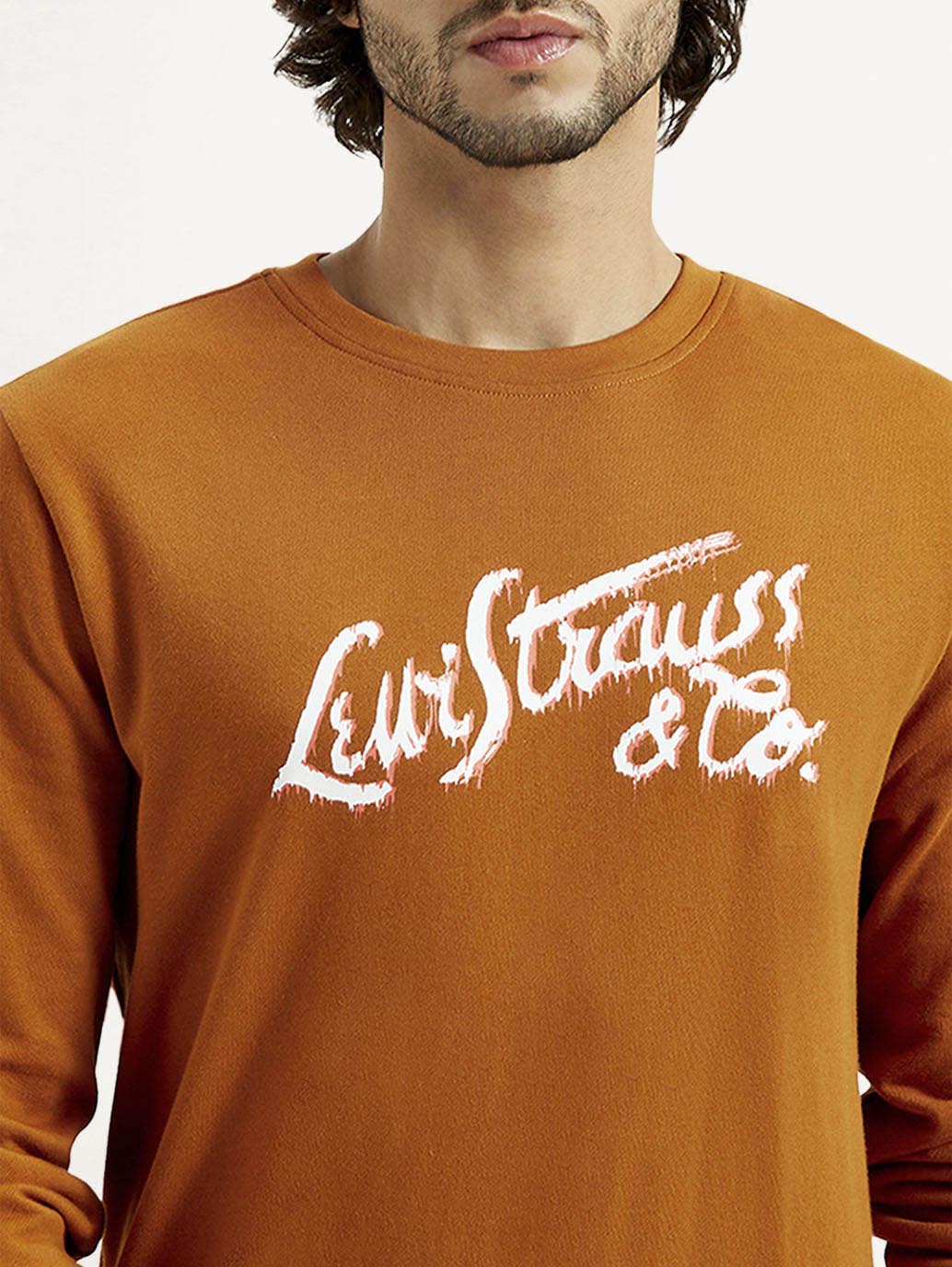 Men's Printed Round Neck Sweatshirt - Image 3