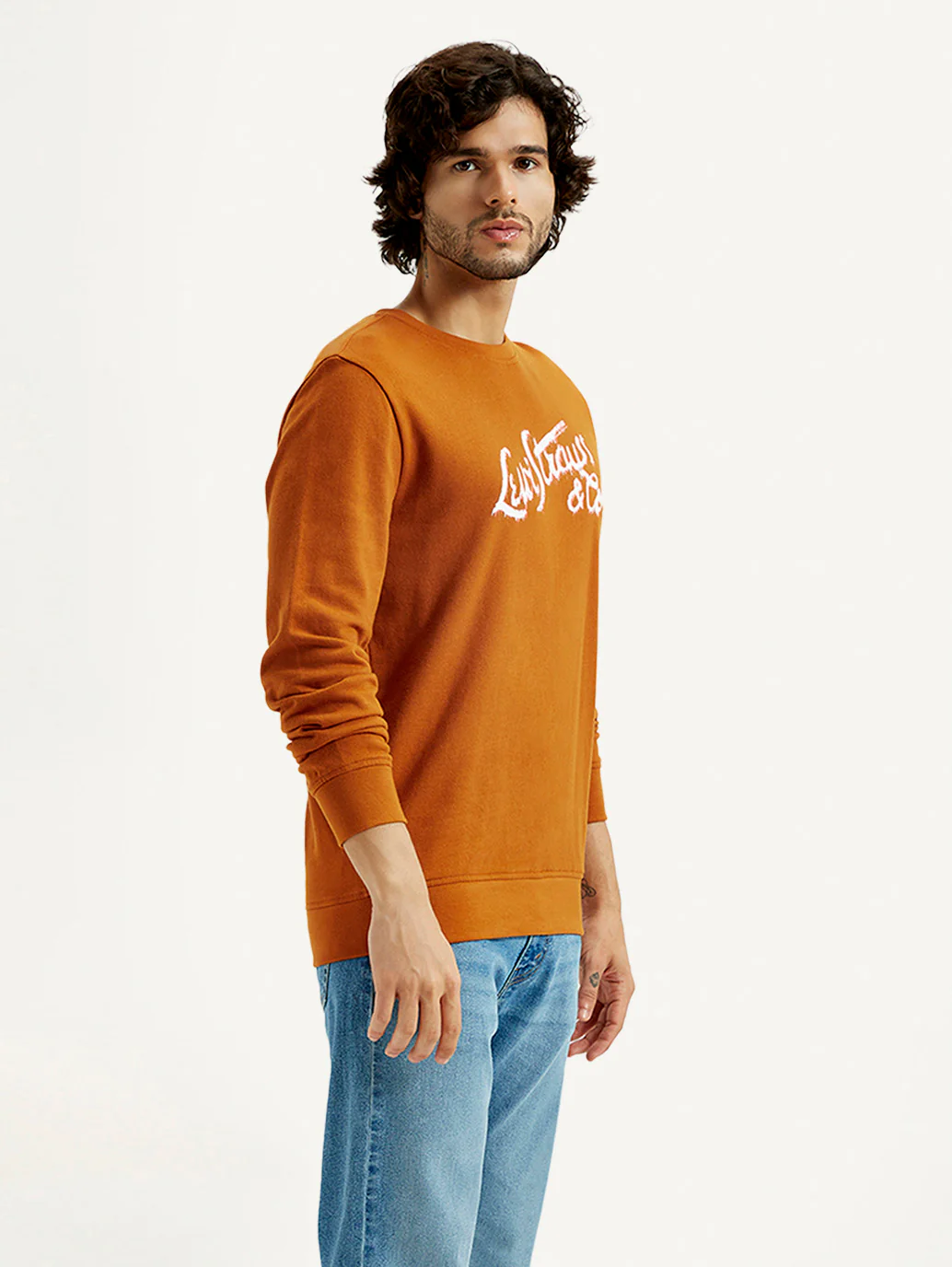 Men's Printed Round Neck Sweatshirt - Image 5