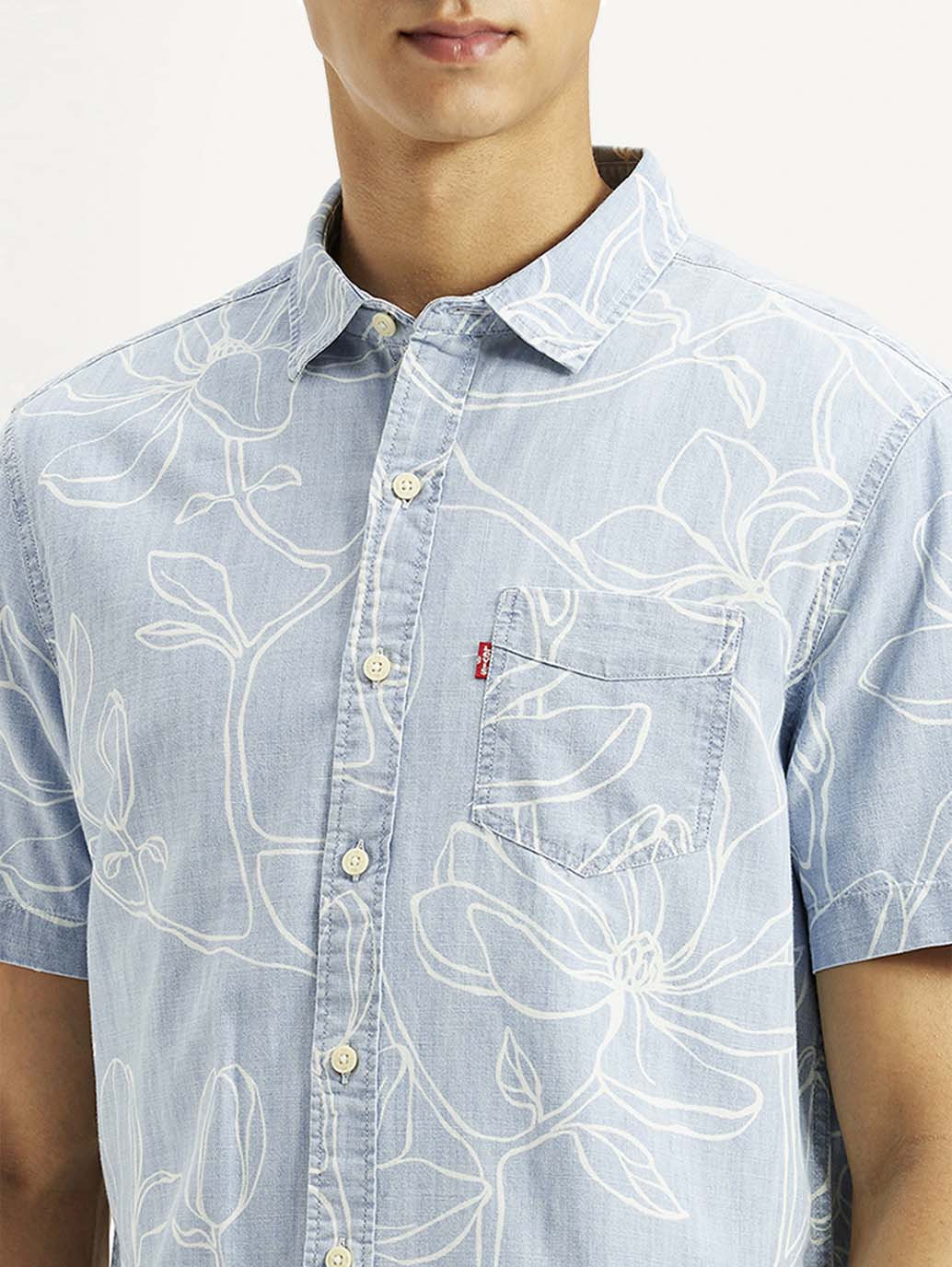 Men's Printed Slim Fit Shirt - Image 4