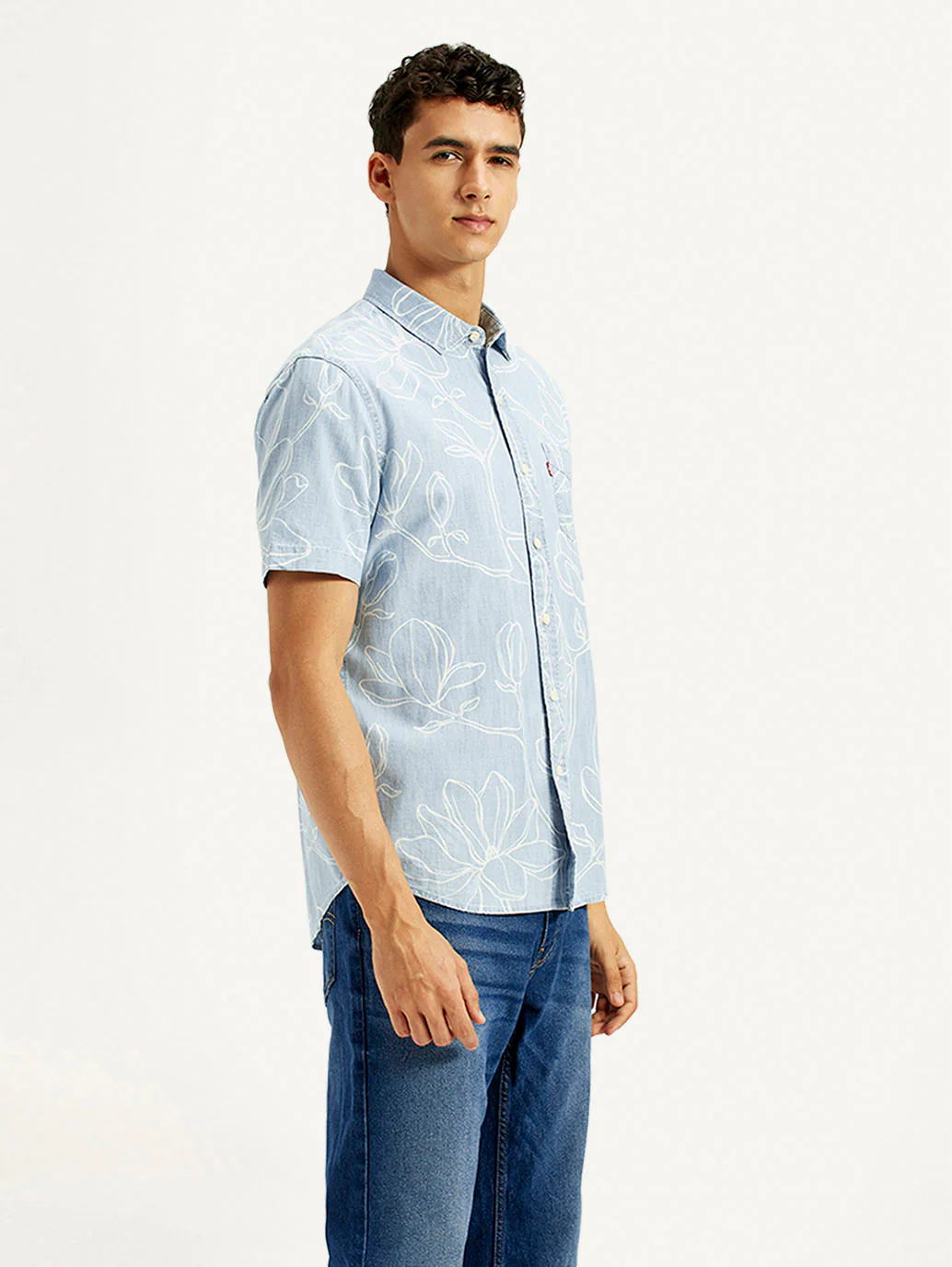 Men's Printed Slim Fit Shirt - Image 5