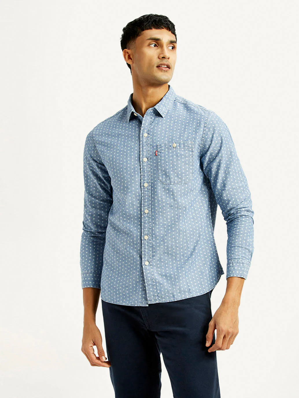 Men's Printed Slim Fit Shirt - Image 2
