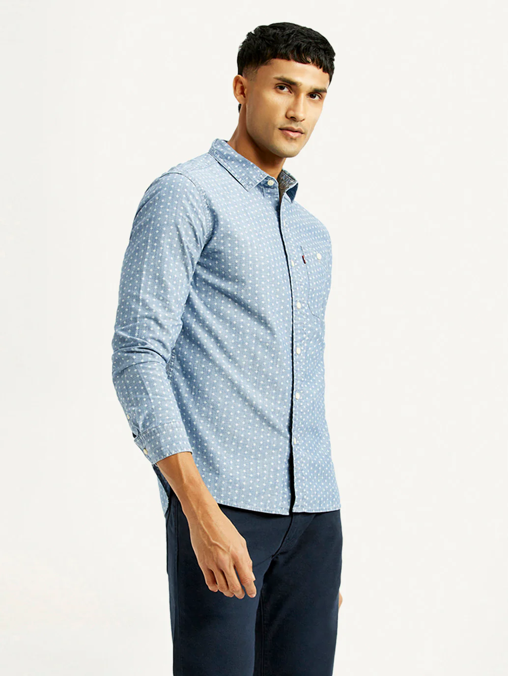 Men's Printed Slim Fit Shirt - Image 5
