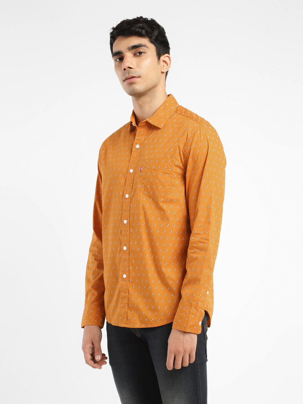 Men's Printed Slim Fit Shirt - Image 4