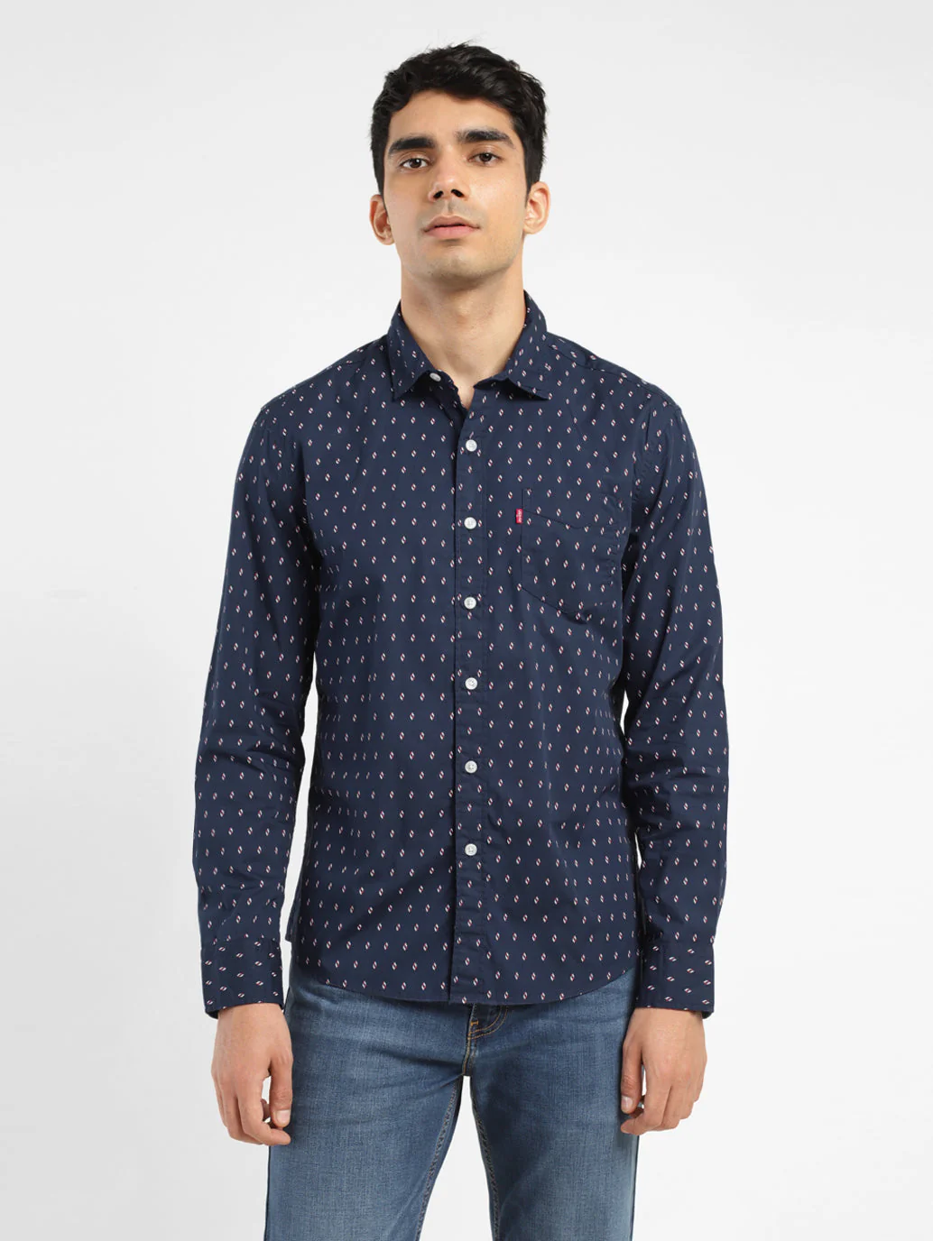 Men's Printed Slim Fit Shirt - Image 2