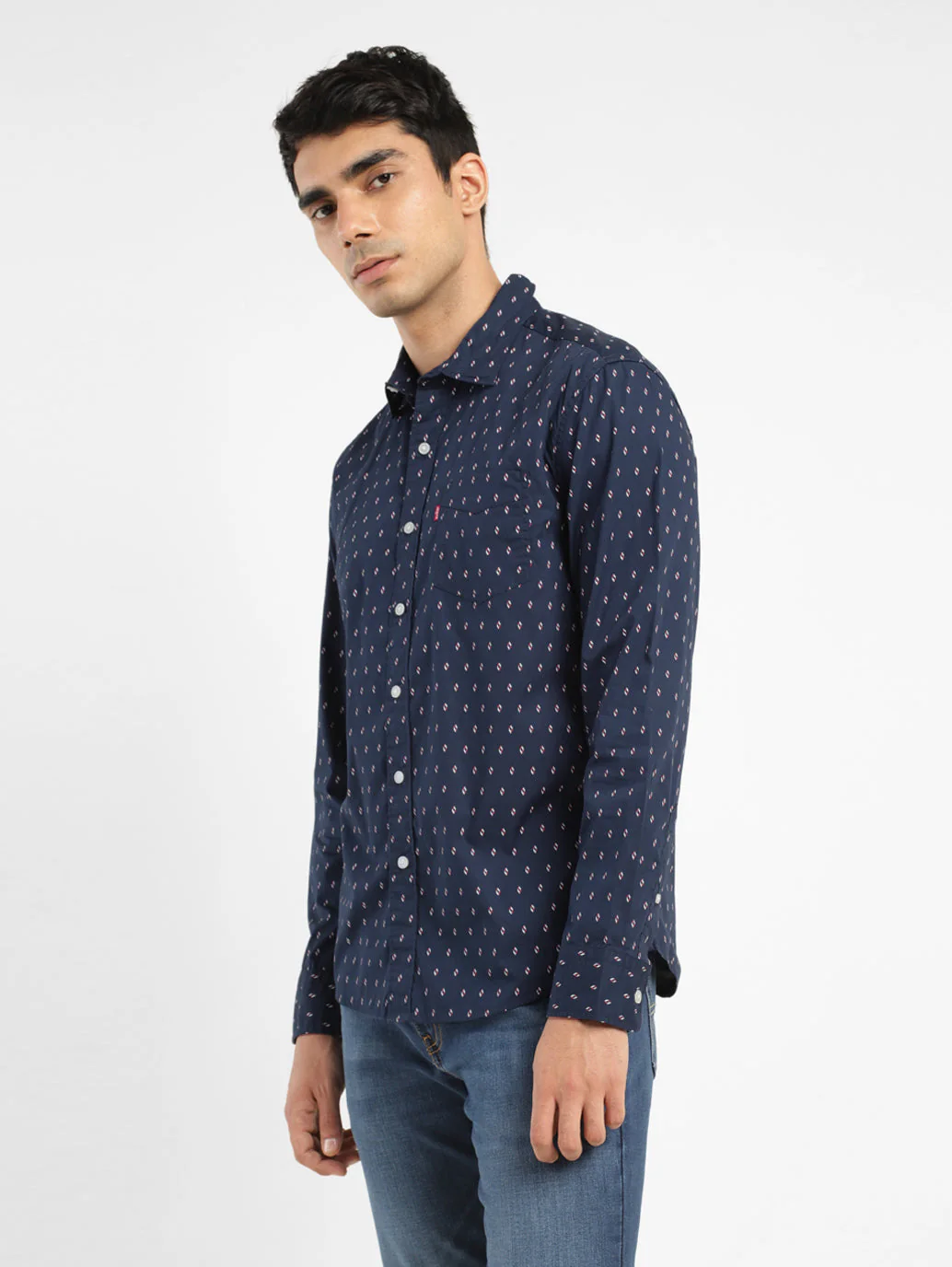 Men's Printed Slim Fit Shirt - Image 4