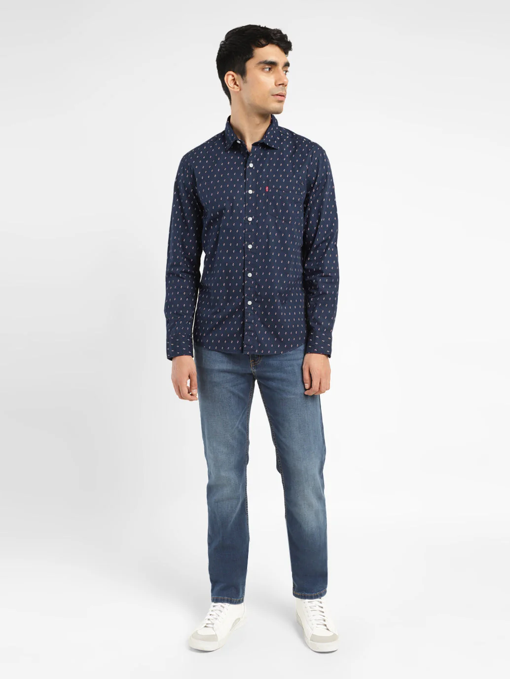 Men's Printed Slim Fit Shirt - Image 6