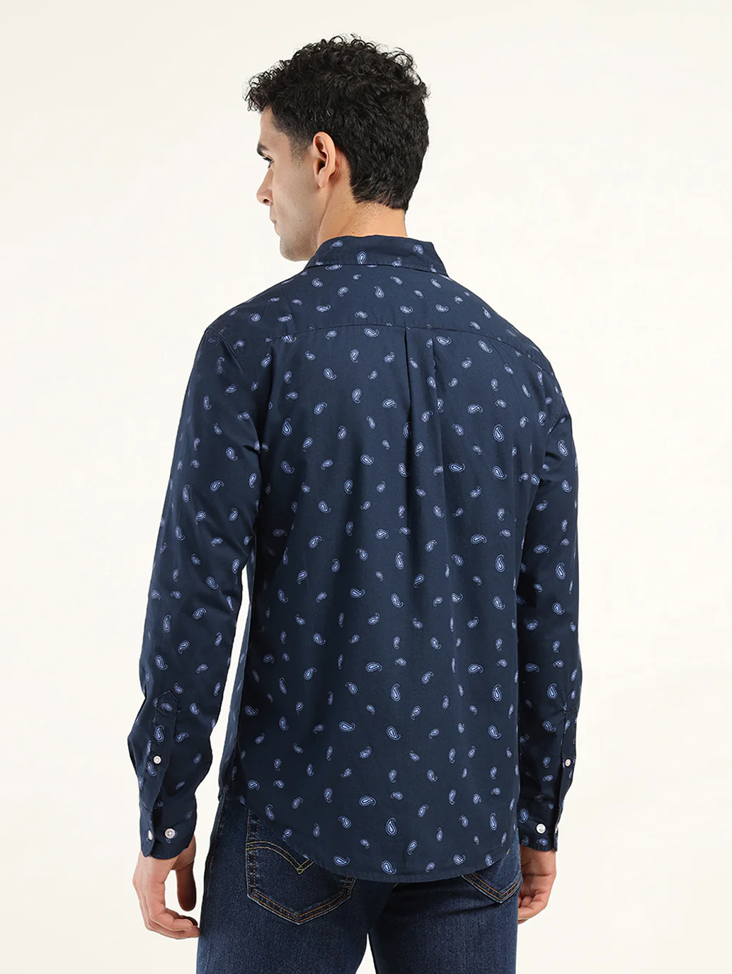 Men's Printed Slim Fit Shirt - Image 3