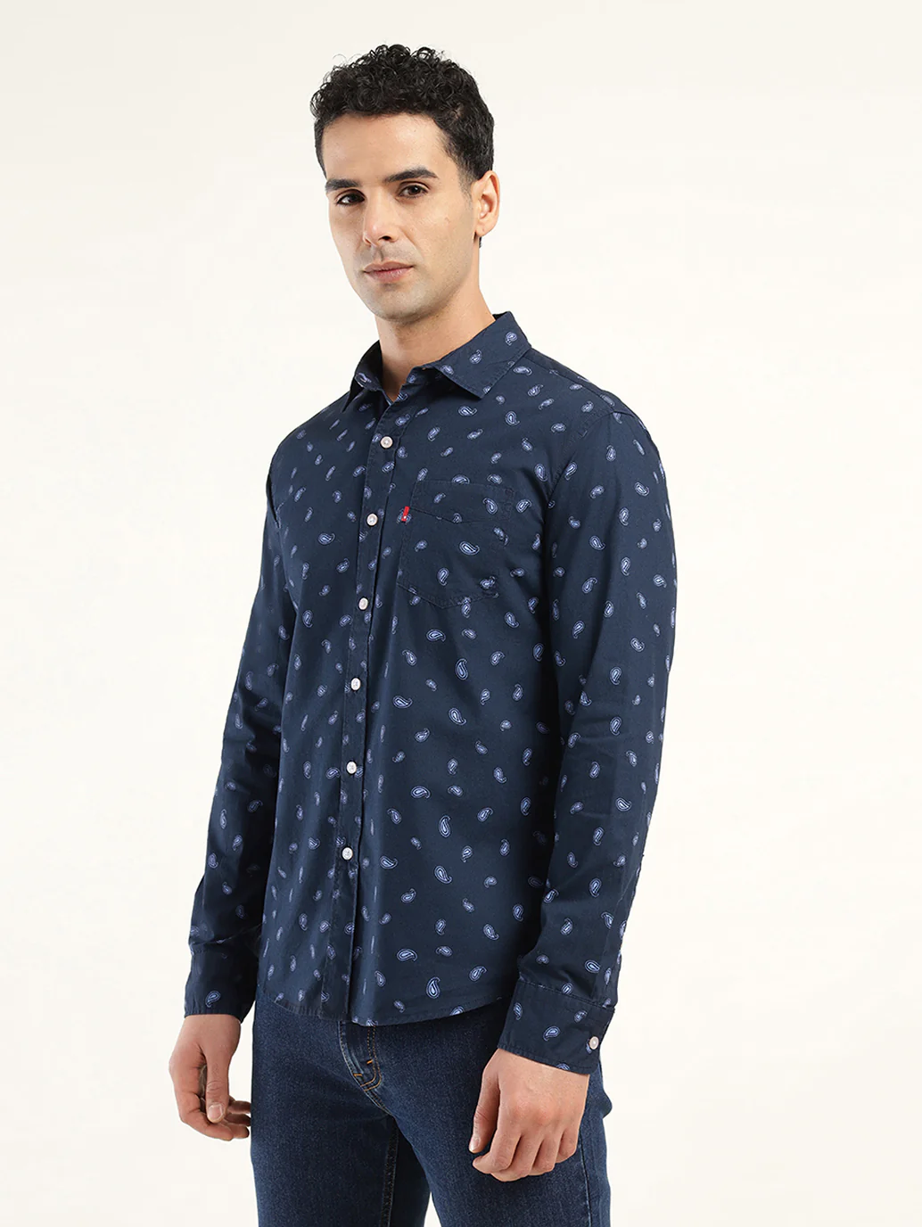 Men's Printed Slim Fit Shirt - Image 5