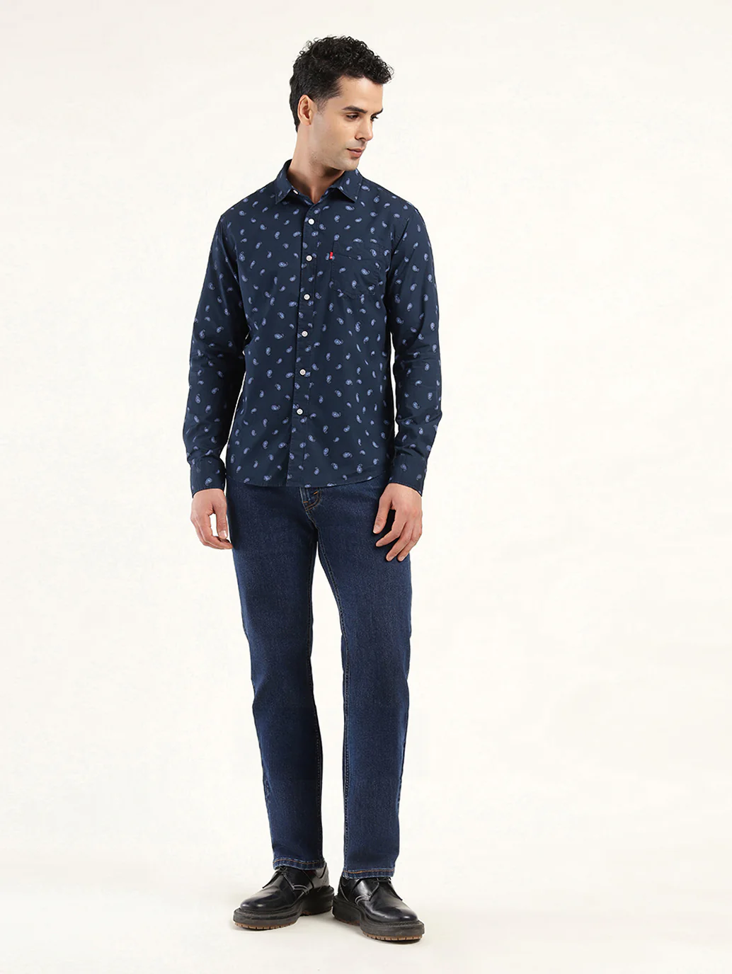 Men's Printed Slim Fit Shirt - Image 6