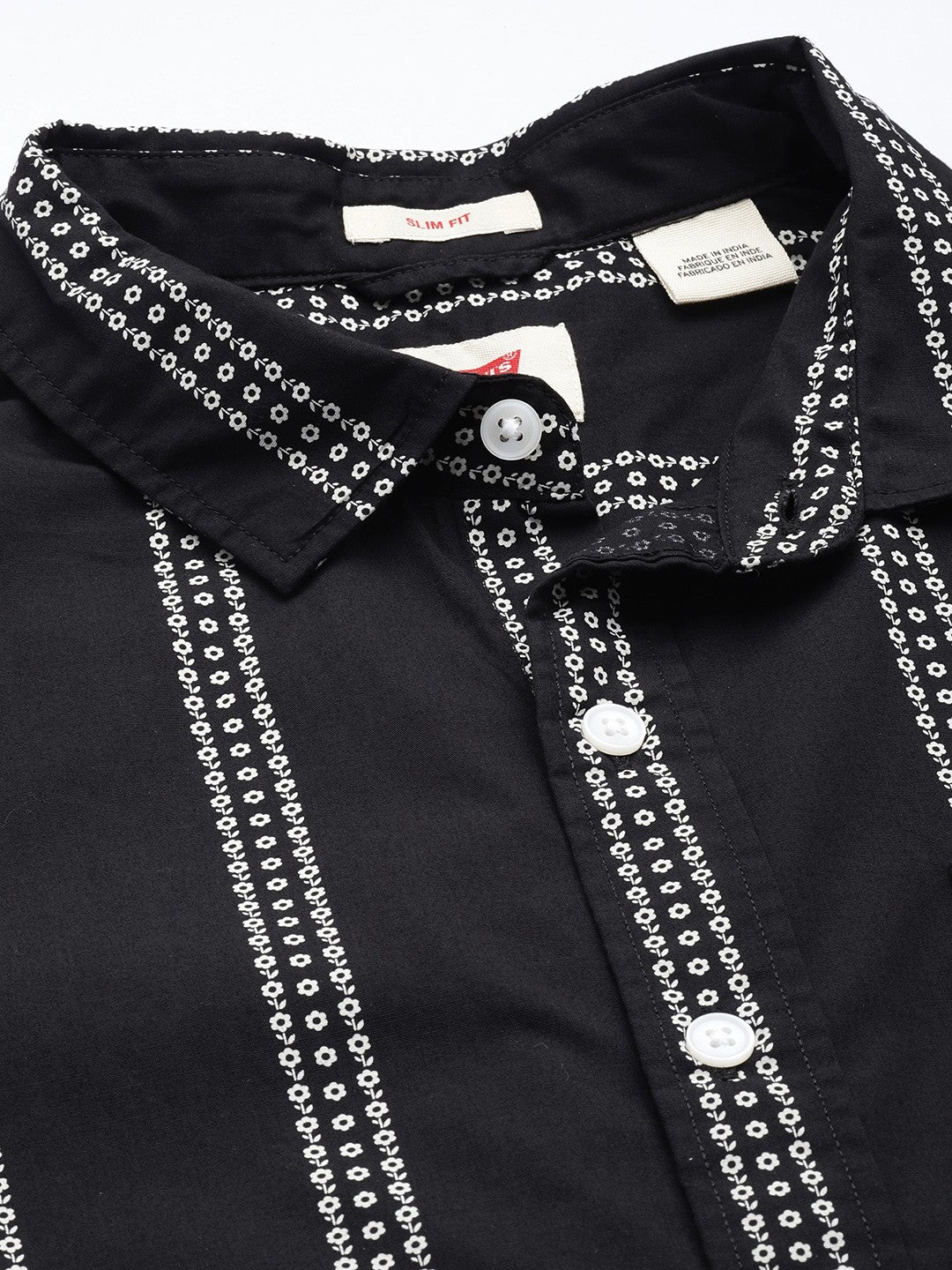 Men's Printed Slim Fit Shirt - Image 3