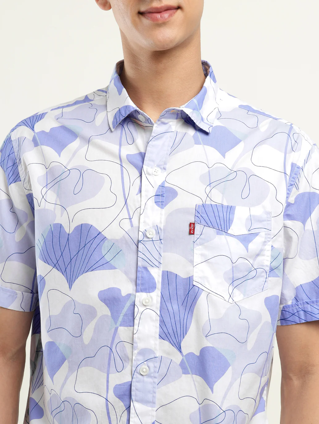 Men's Printed Slim Fit Shirt - Image 4
