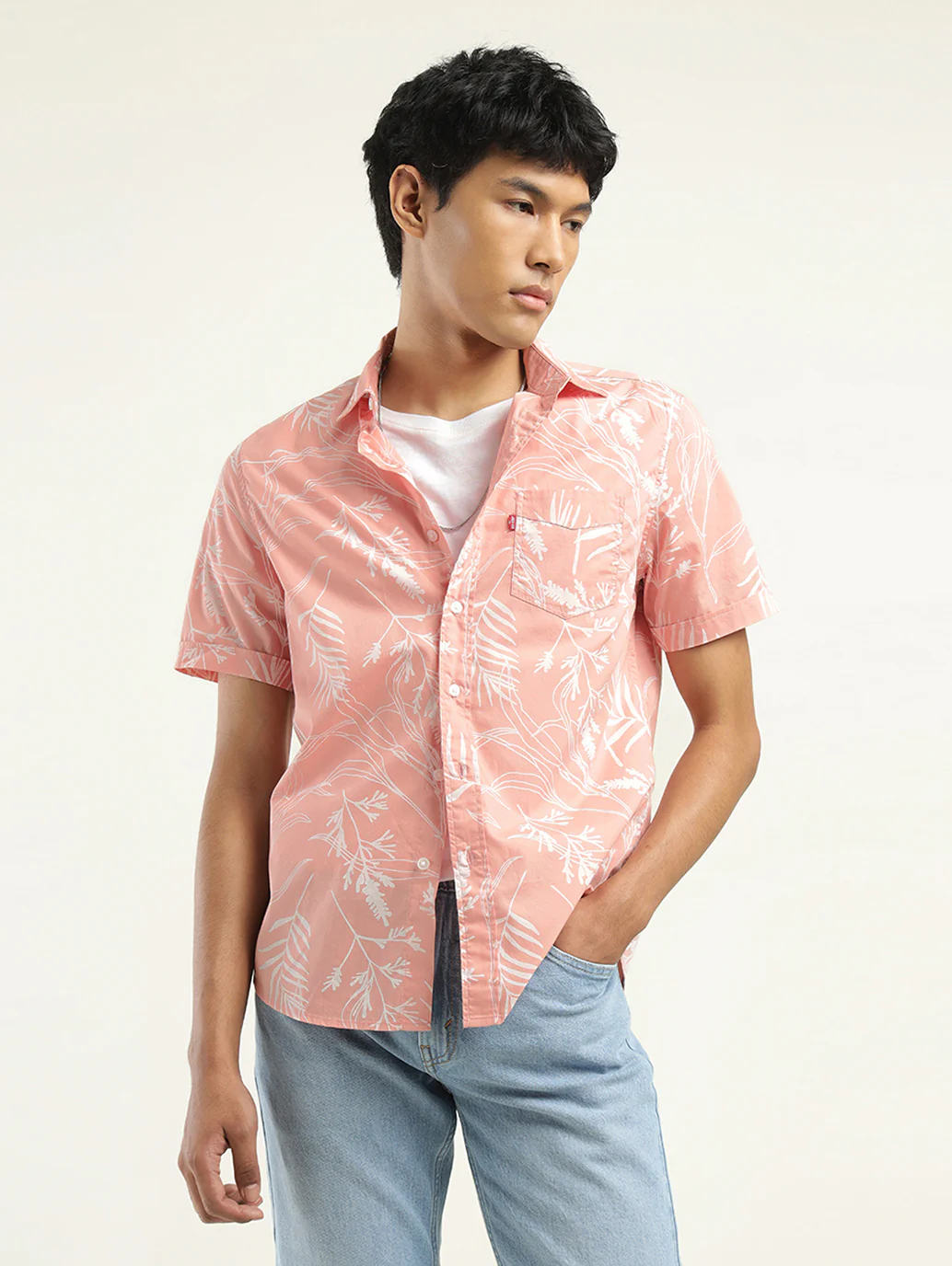 Men's Printed Slim Fit Shirt - Image 2