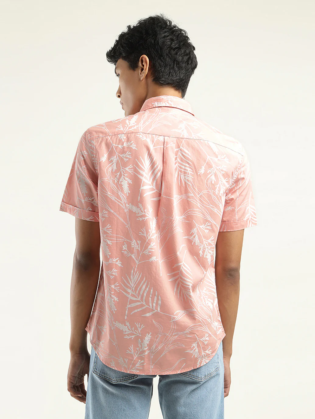 Men's Printed Slim Fit Shirt - Image 3