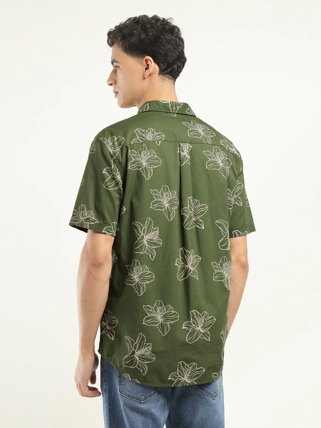 Men's Printed Slim Fit Shirt - Image 3