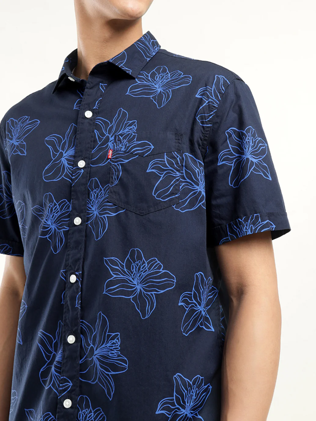 Men's Printed Slim Fit Shirt - Image 4