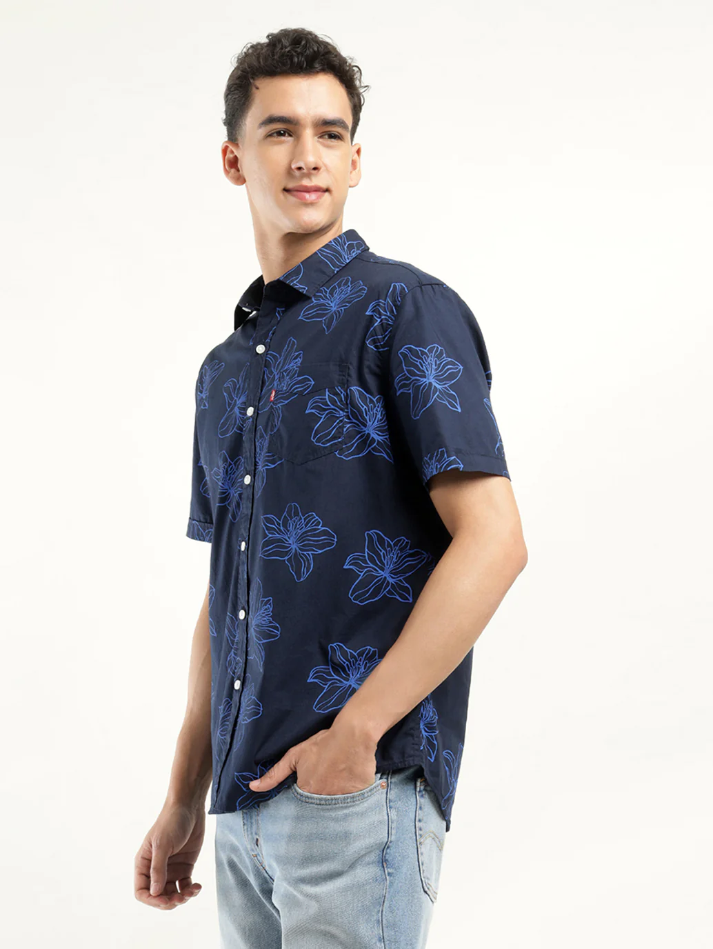 Men's Printed Slim Fit Shirt - Image 5