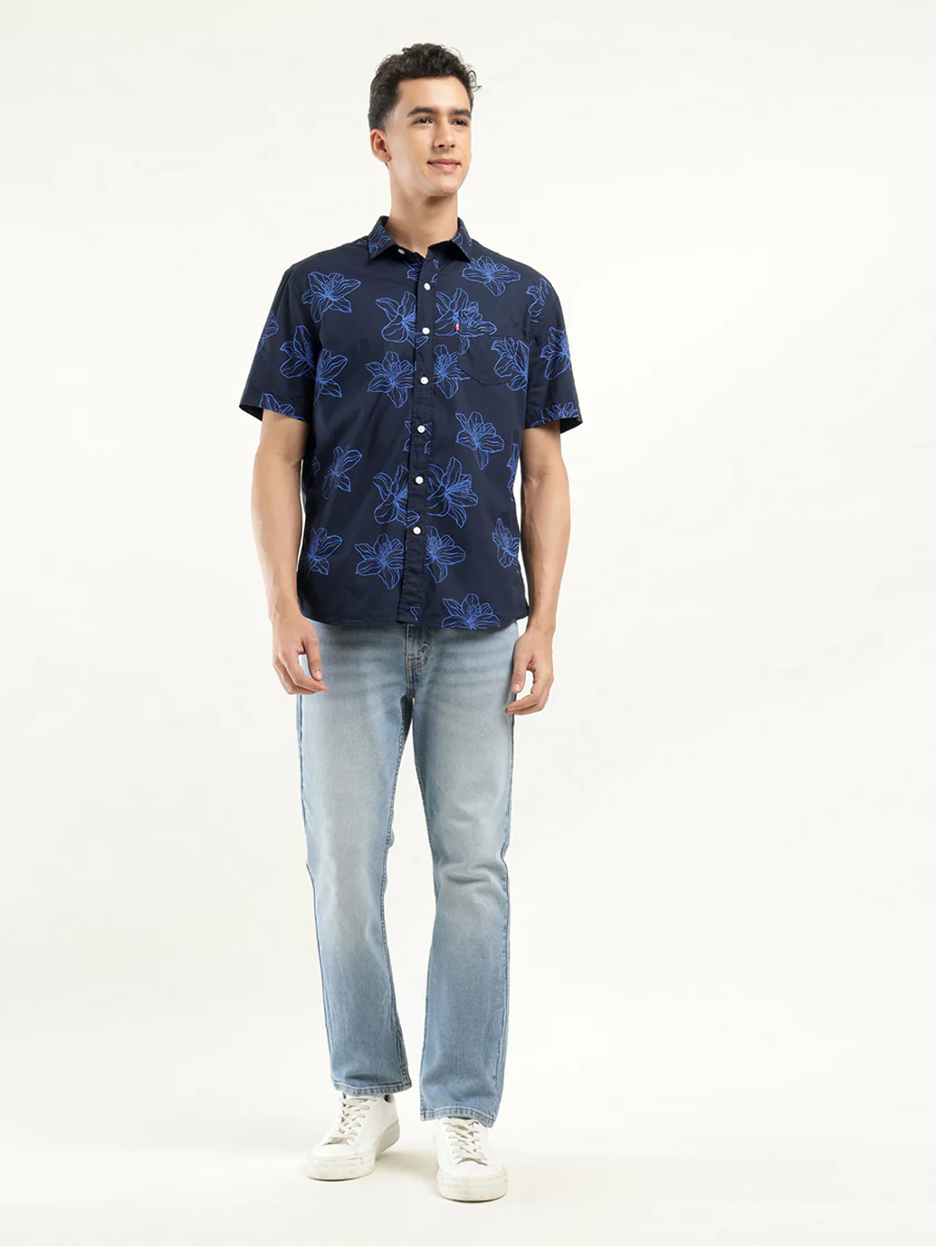 Men's Printed Slim Fit Shirt - Image 6