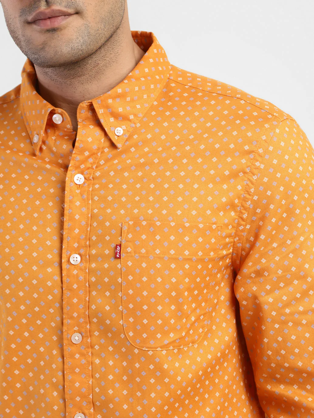 Men's Printed Slim Fit Shirt - Image 6