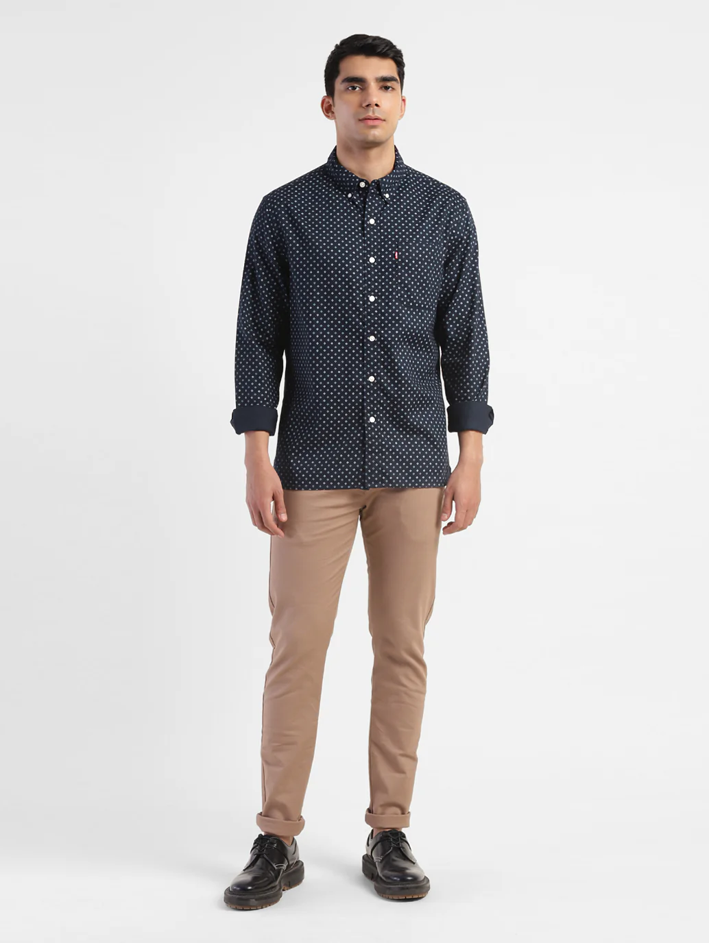 Men's Printed Slim Fit Shirt - Image 4