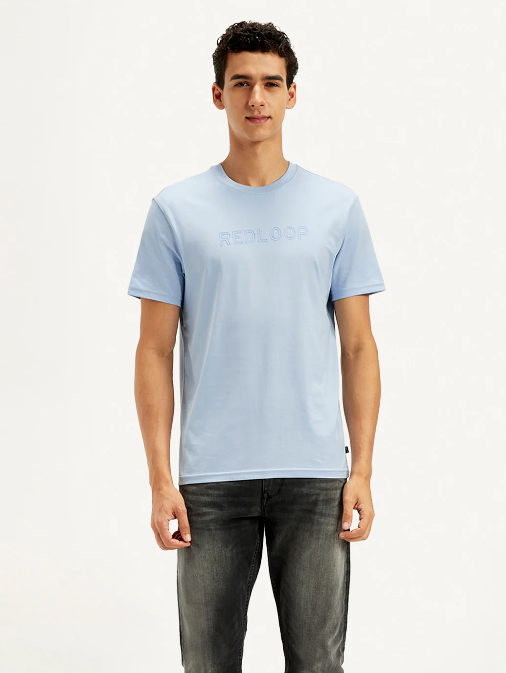Men's Redloop Printed Slim Fit T-Shirt - Image 2