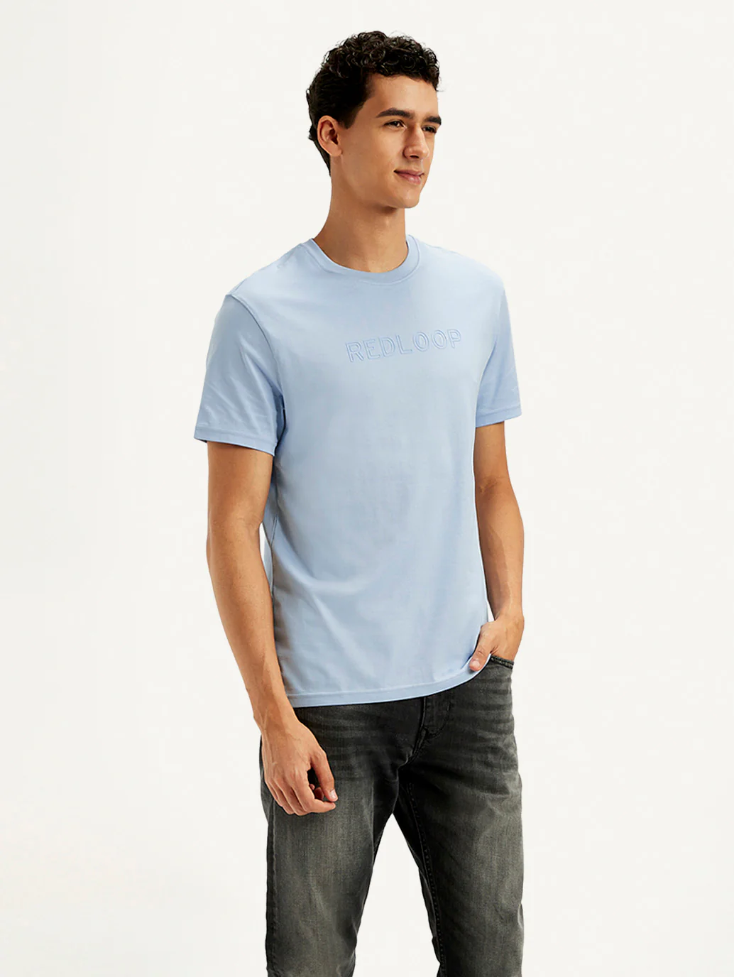 Men's Redloop Printed Slim Fit T-Shirt - Image 5