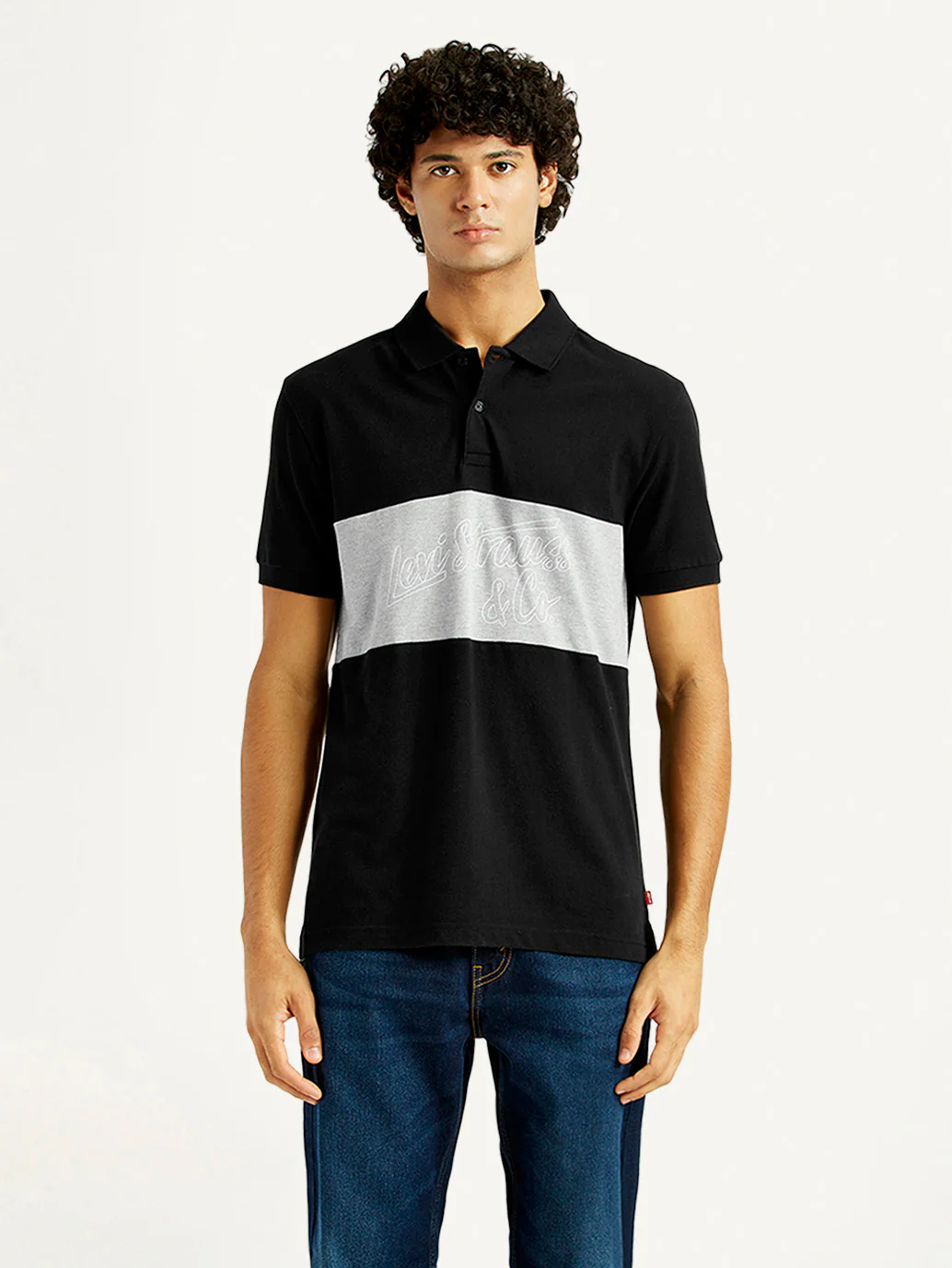 Men's Pure Cotton Slim Fit Polo T-shirt - Image 2
