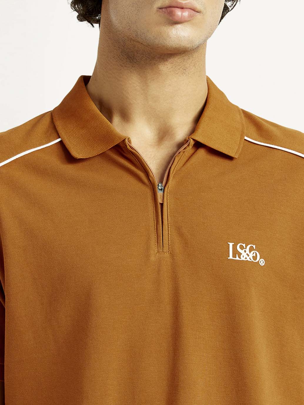 Men's Pure Cotton Slim Fit Polo T-shirt - Image 4