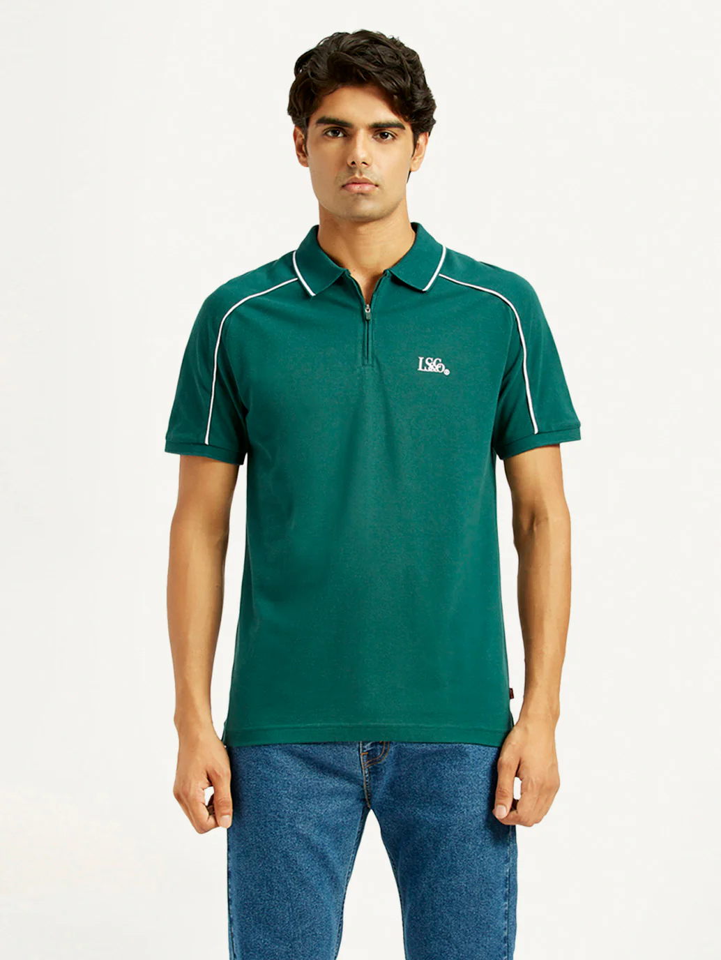 Men's Pure Cotton Slim Fit Polo T-shirt