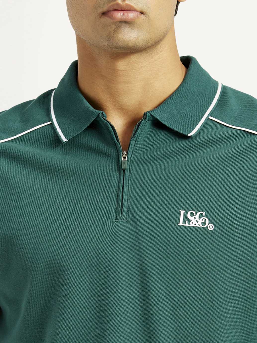 Men's Pure Cotton Slim Fit Polo T-shirt - Image 5