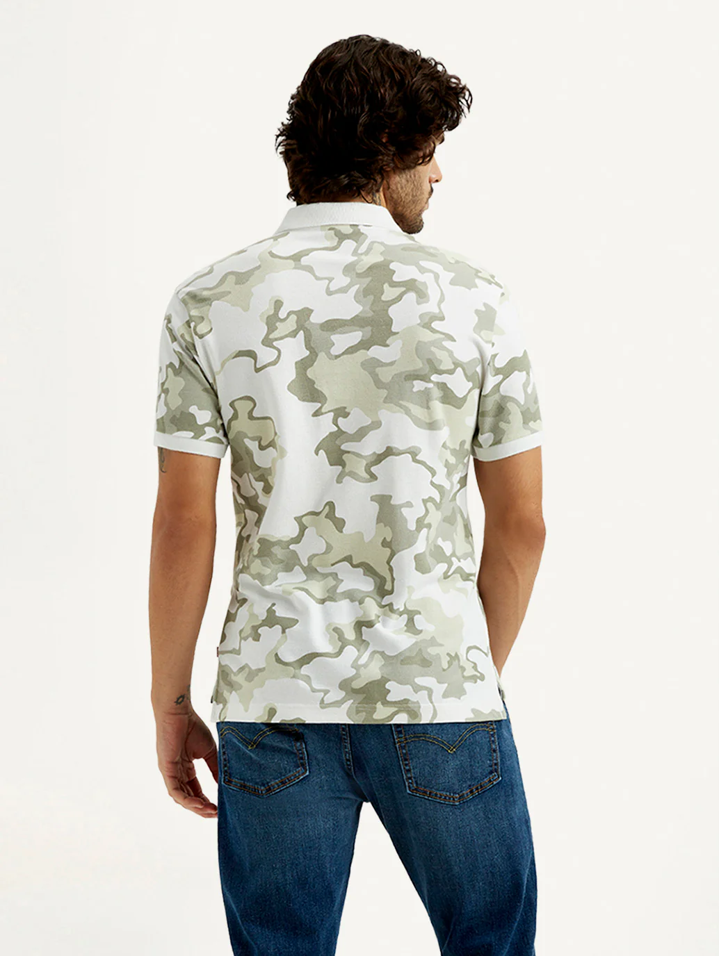 Men's Pure Cotton Slim Fit Polo T-shirt - Image 2