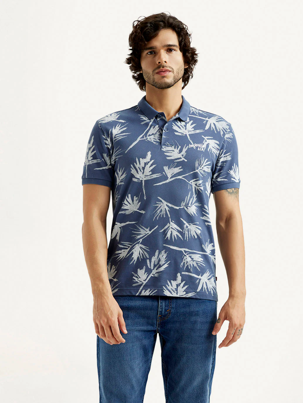 Men's Pure Cotton Slim Fit Polo T-shirt - Image 2
