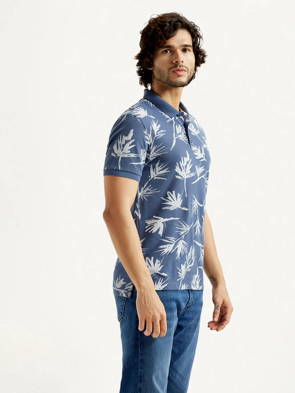 Men's Pure Cotton Slim Fit Polo T-shirt - Image 5