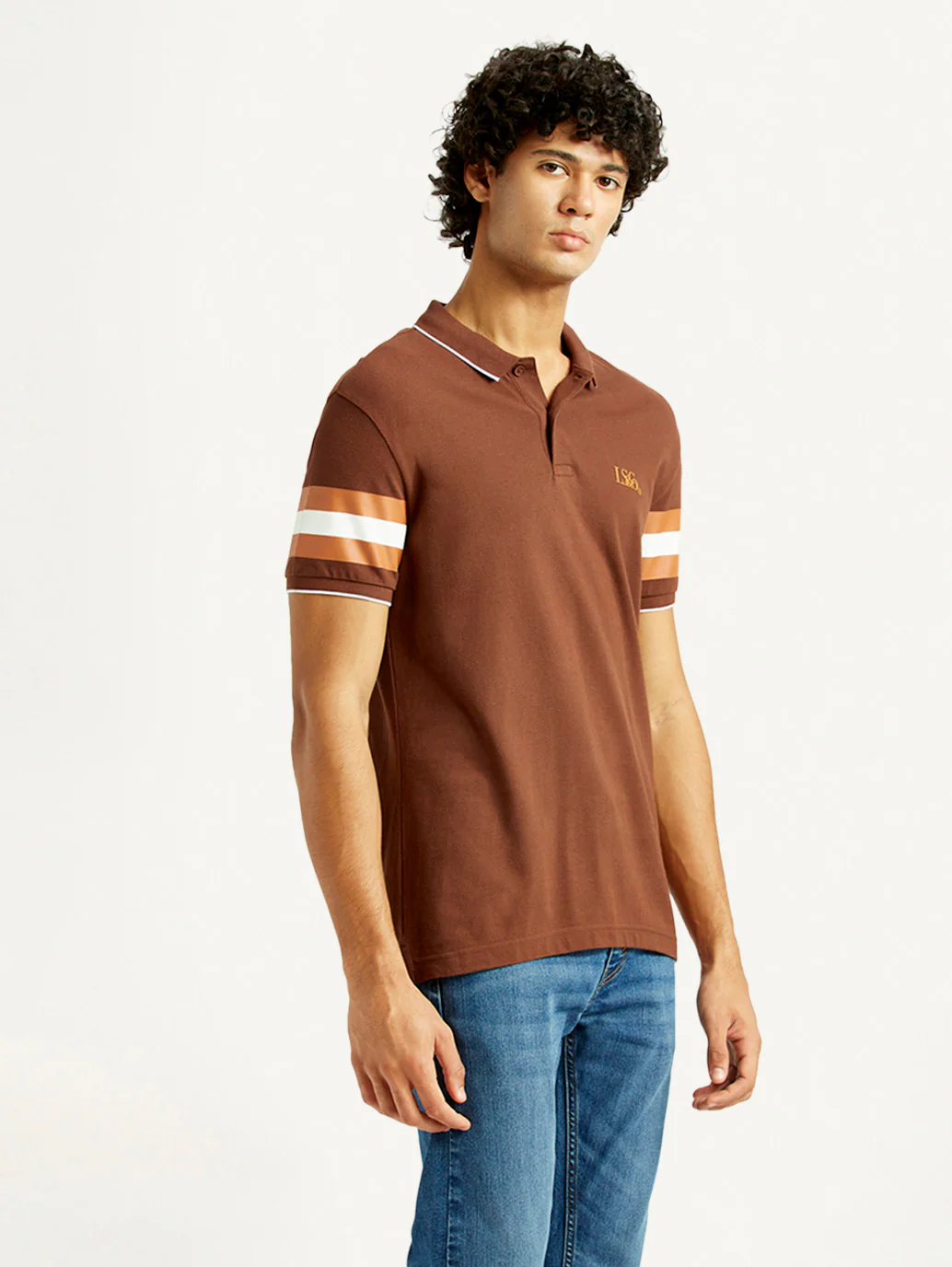 Men's Pure Cotton Slim Fit Polo T-shirt - Image 5