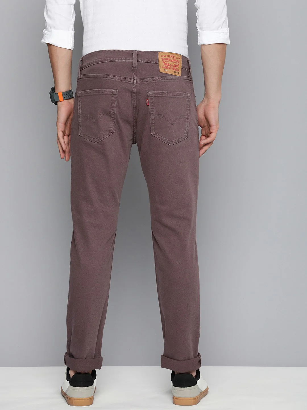 Men's 511 Mauve Slim Fit Mid Rise Jeans - Image 3