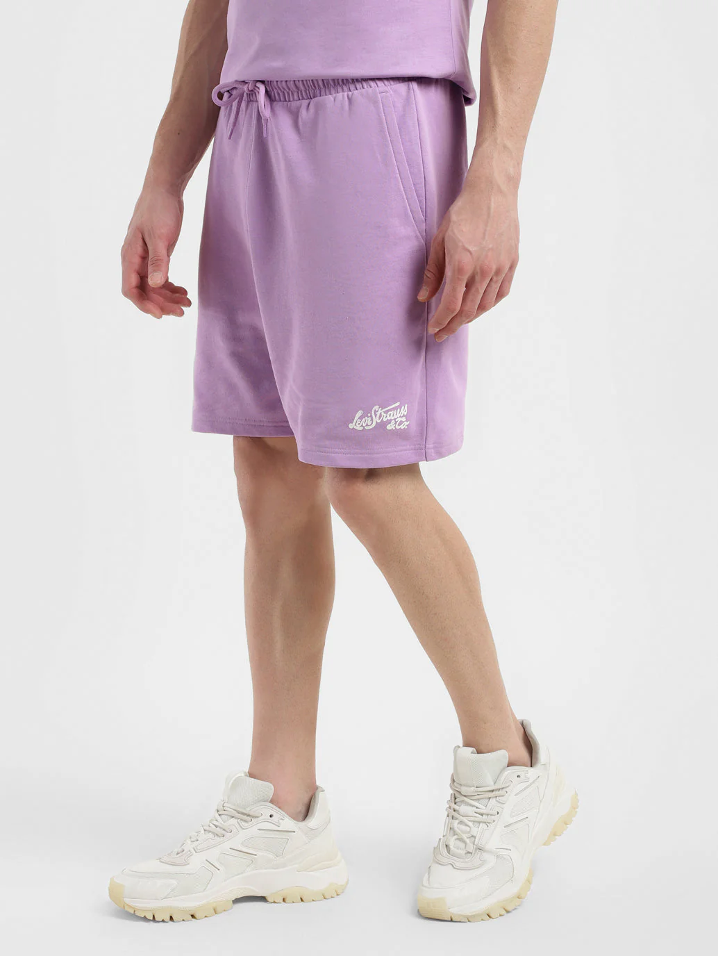 Men's Purple Regular Fit Shorts - Image 4
