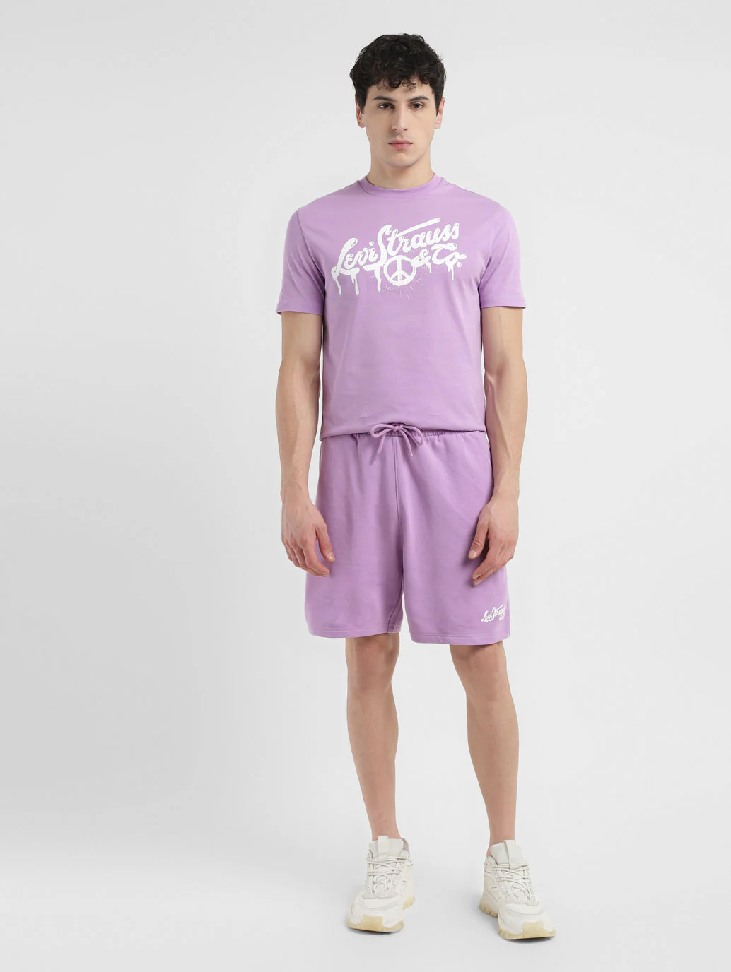 Men's Purple Regular Fit Shorts - Image 7
