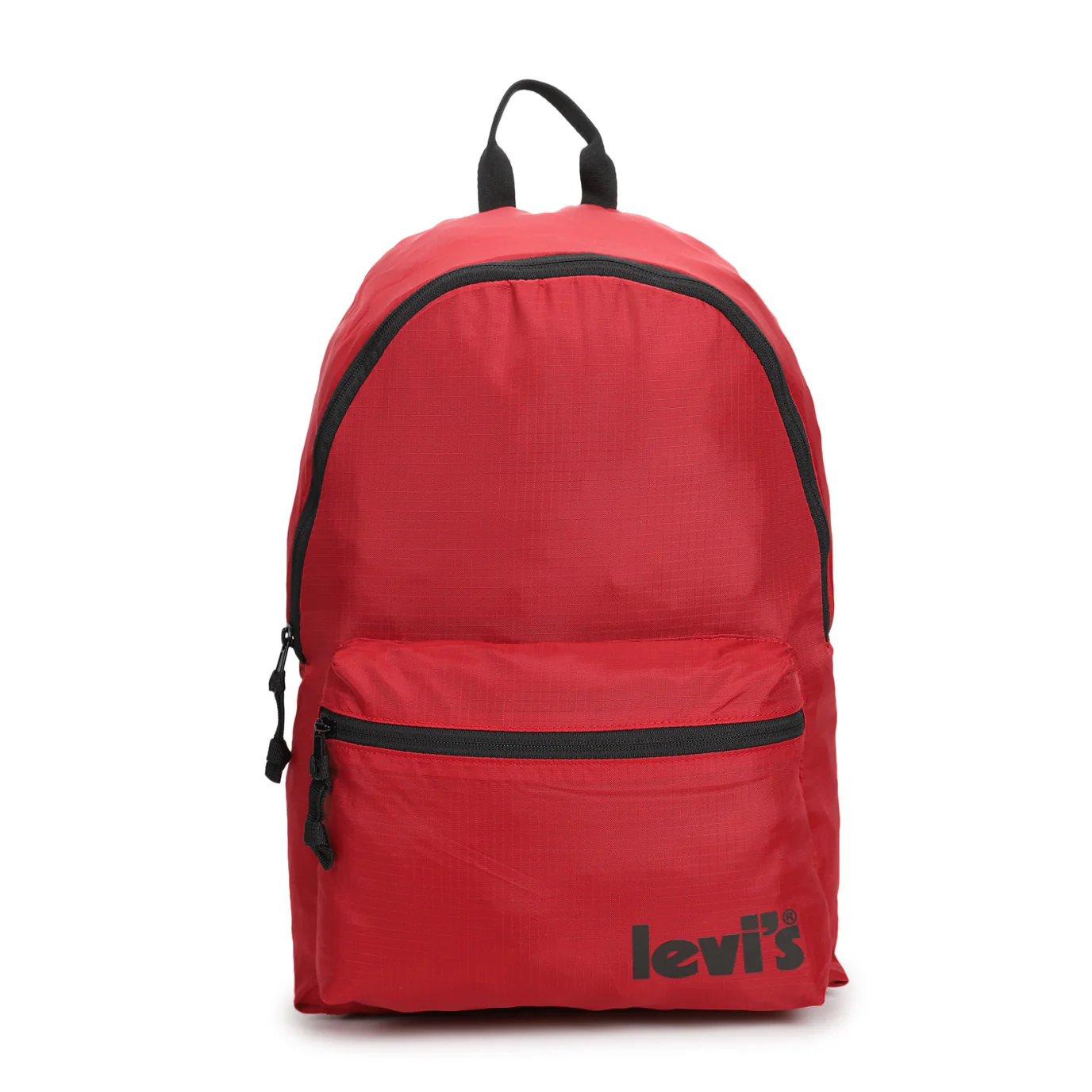 Men's Red Solid Backpack
