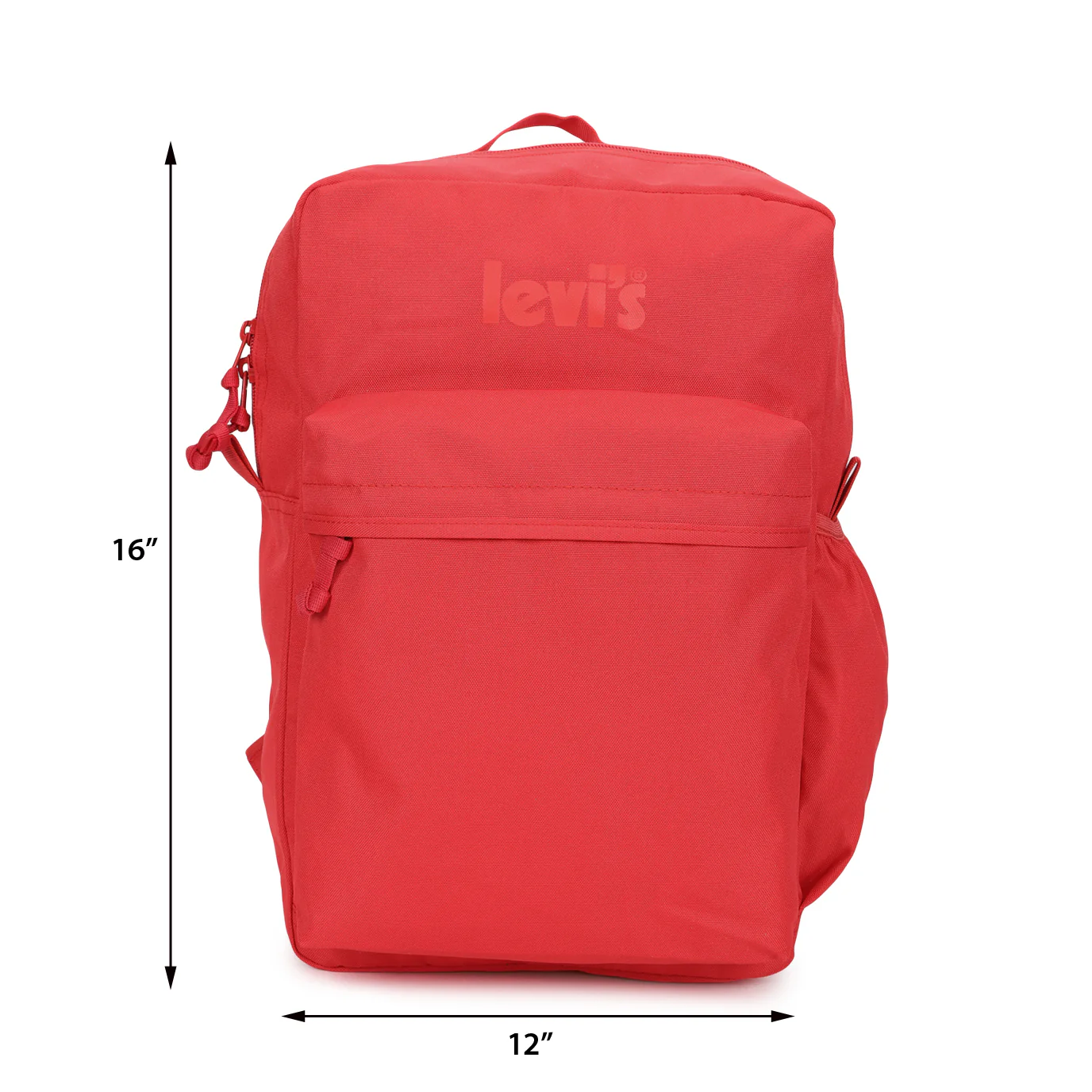 Men's Red Solid Backpack - Image 9