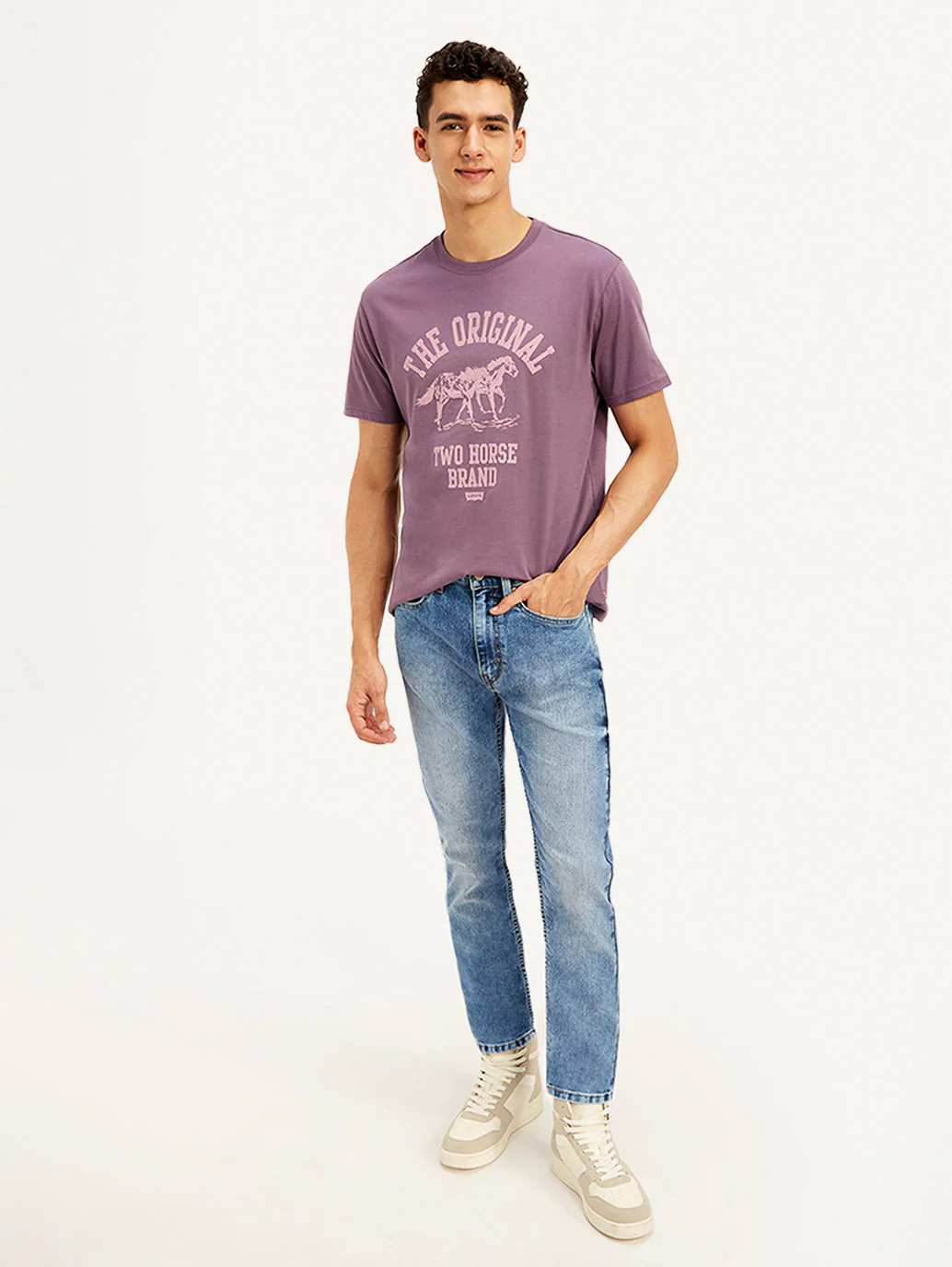 Men's 511 Blue Slim Fit Mid Rise Jeans - Image 2